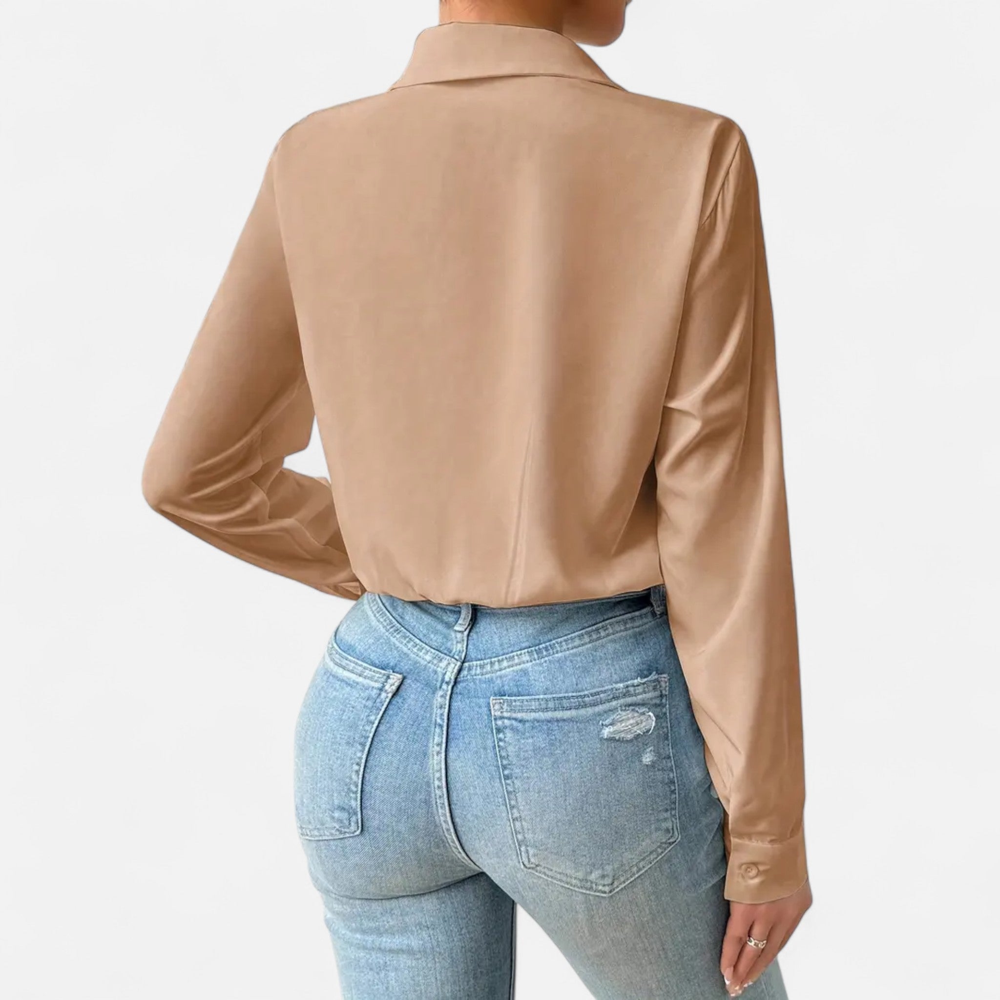 Cariova Mode | Women’s Long-Sleeve Blouse – Formal Elegance