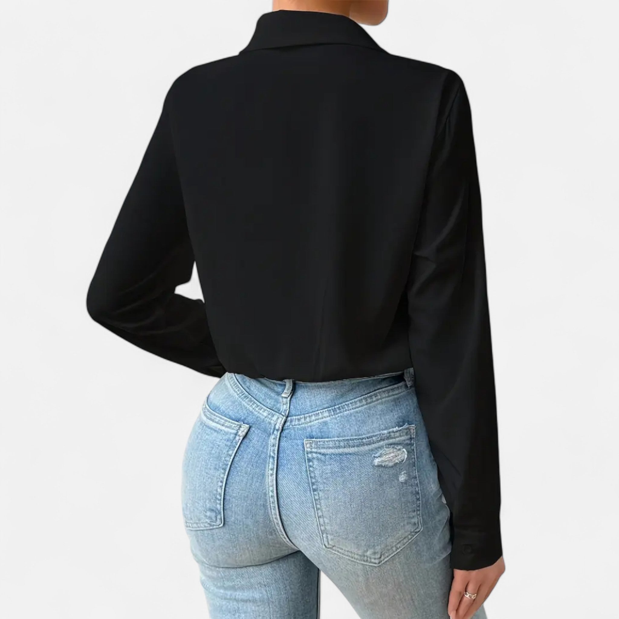 Cariova Mode | Women’s Long-Sleeve Blouse – Formal Elegance