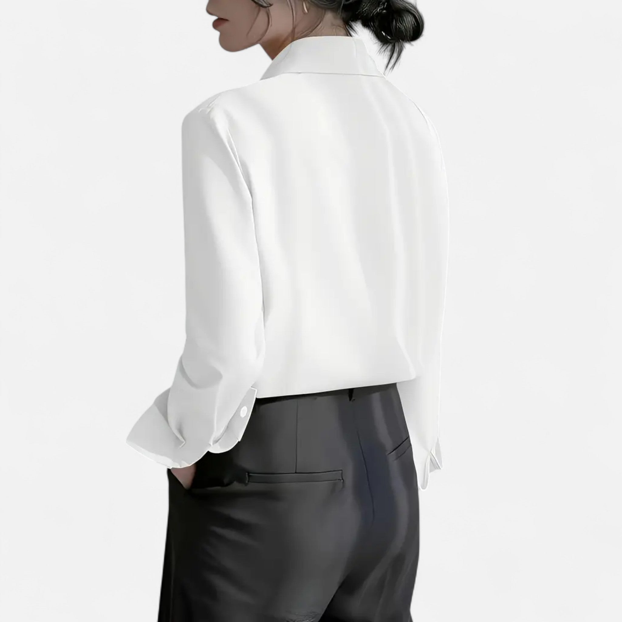 Cariova Mode | Women’s Long-Sleeve Office Blouse – Timeless Elegance