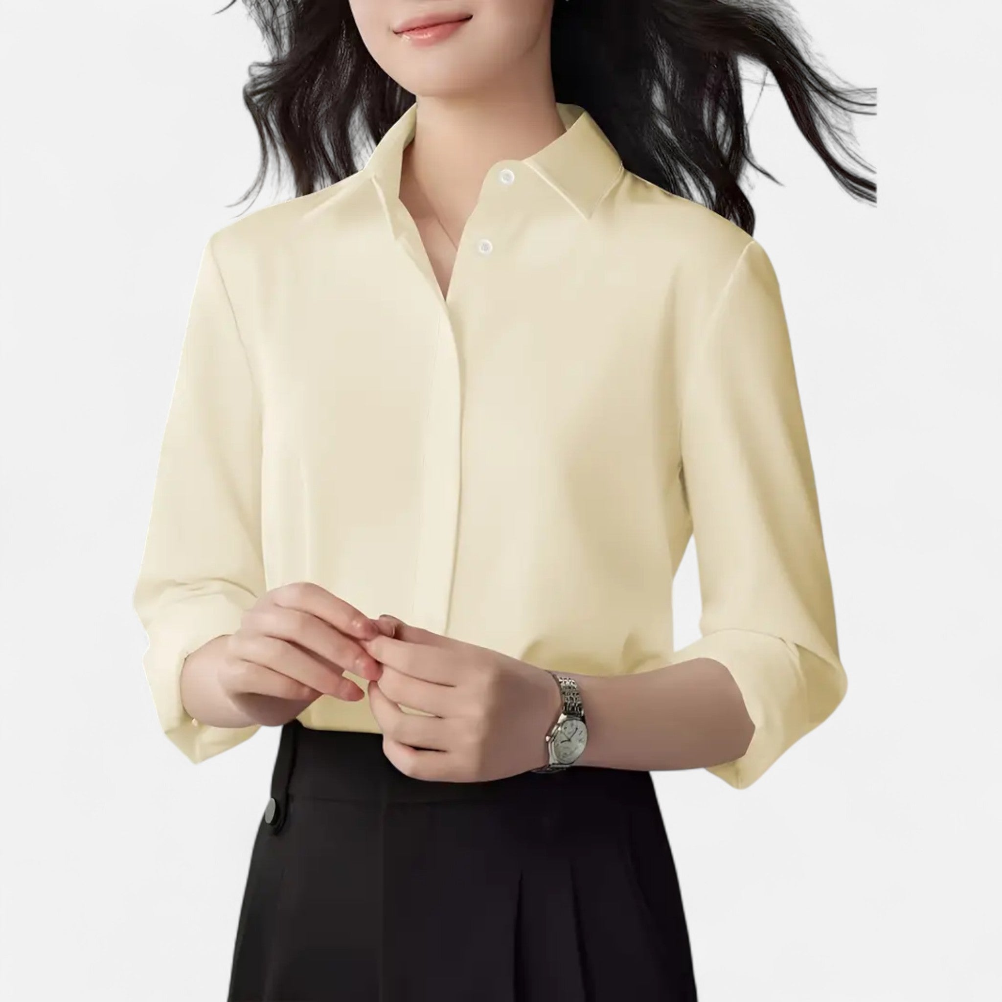 Cariova Mode | Women’s Long-Sleeve Blouse – Timeless Elegance