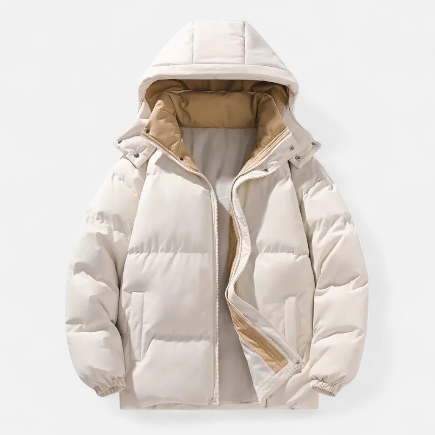 Cariova Mode | Men’s Puffer Jacket Detachable Hood Classic