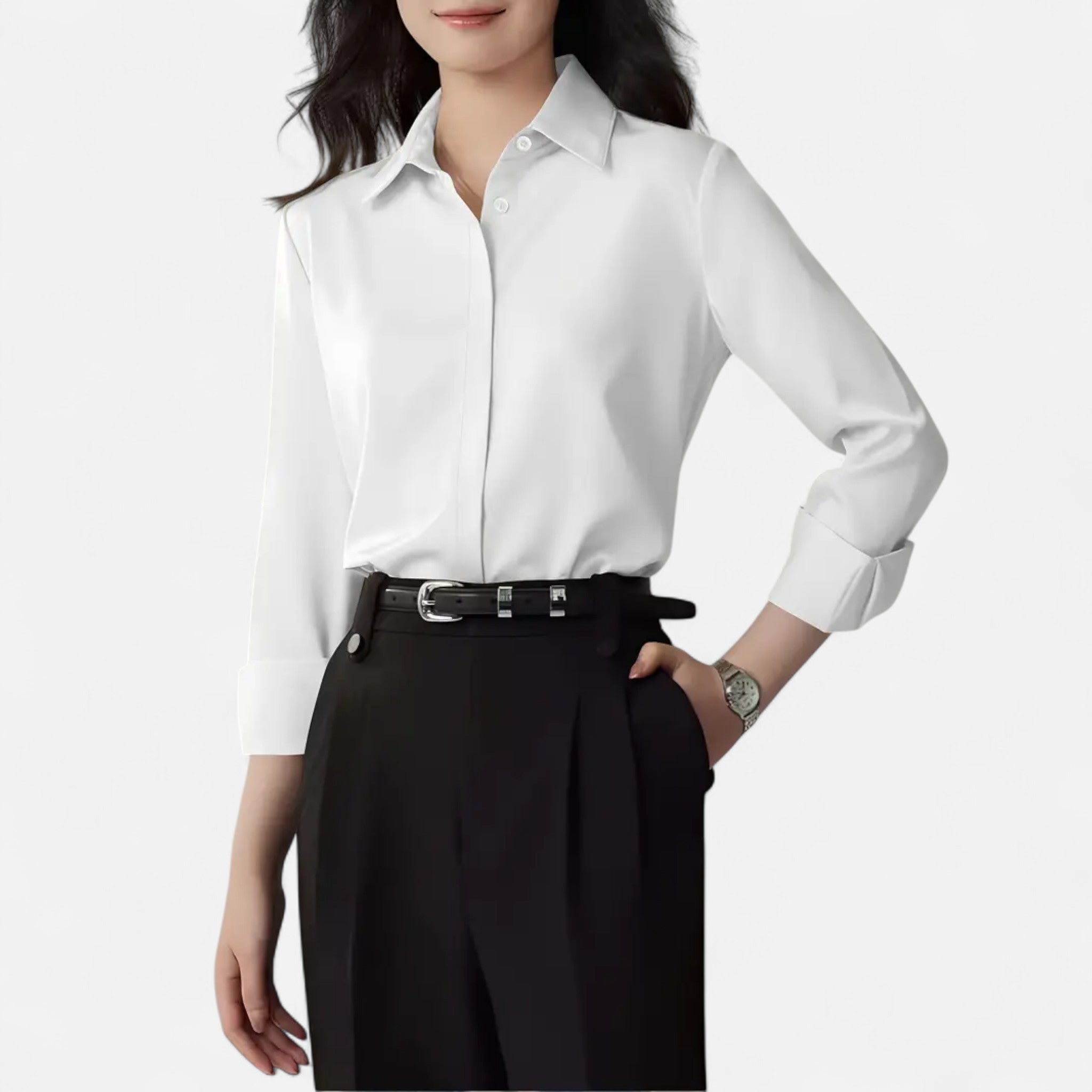 Cariova Mode | Women’s Long-Sleeve Blouse – Timeless Elegance