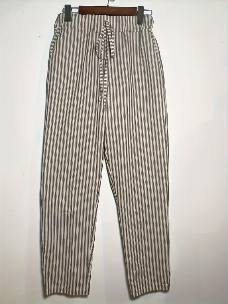 Cariova Mode I Women's Striped Casual Pants