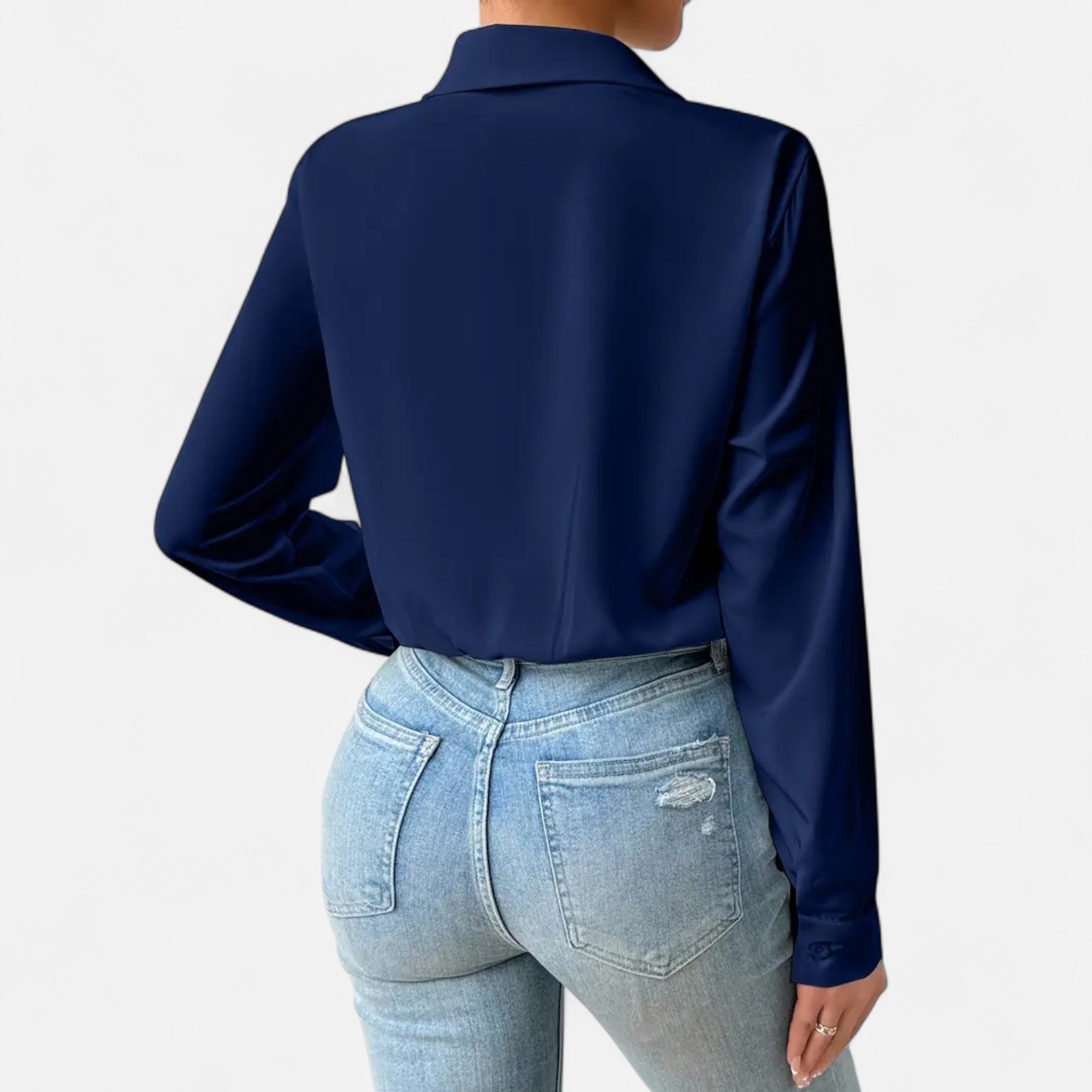 Cariova Mode | Women’s Long-Sleeve Blouse – Formal Elegance