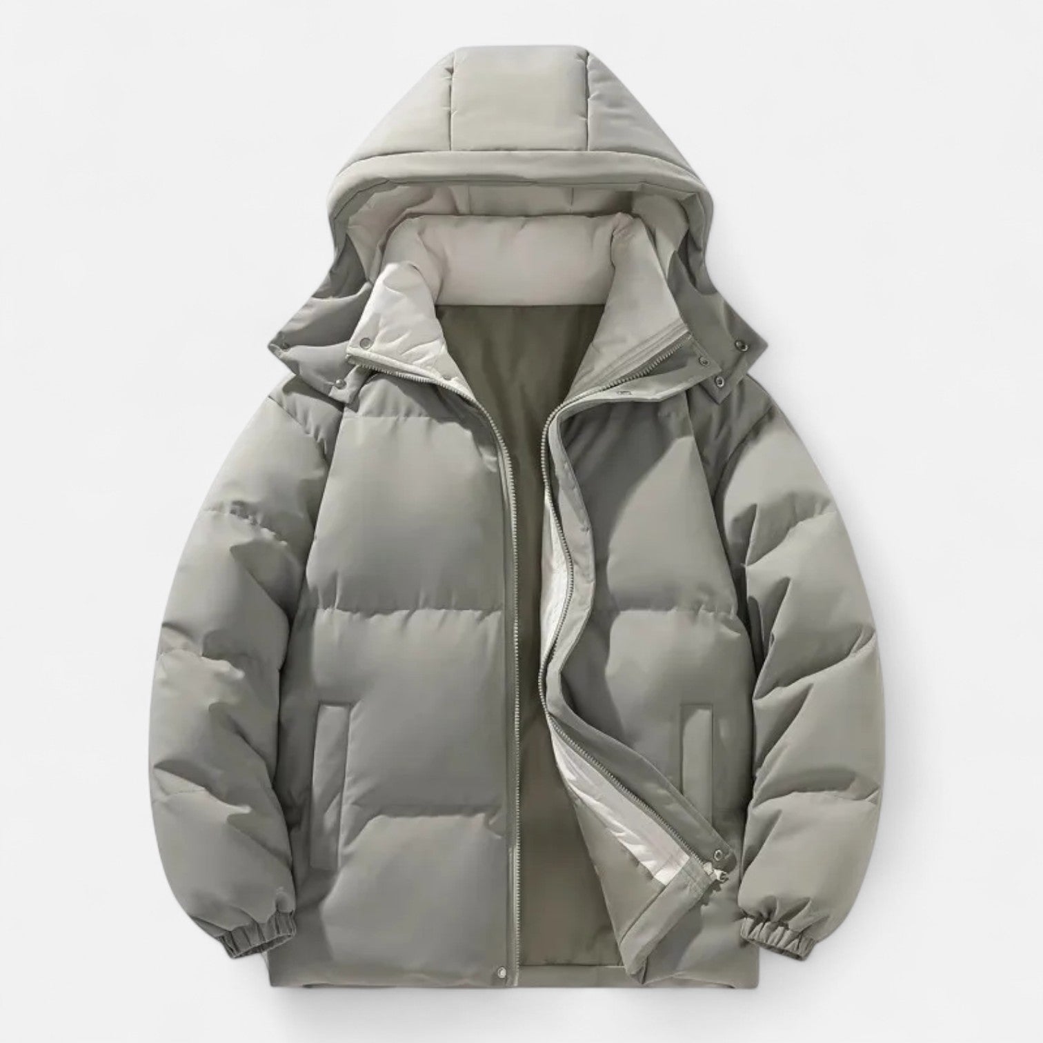 Cariova Mode | Men’s Puffer Jacket Detachable Hood Classic