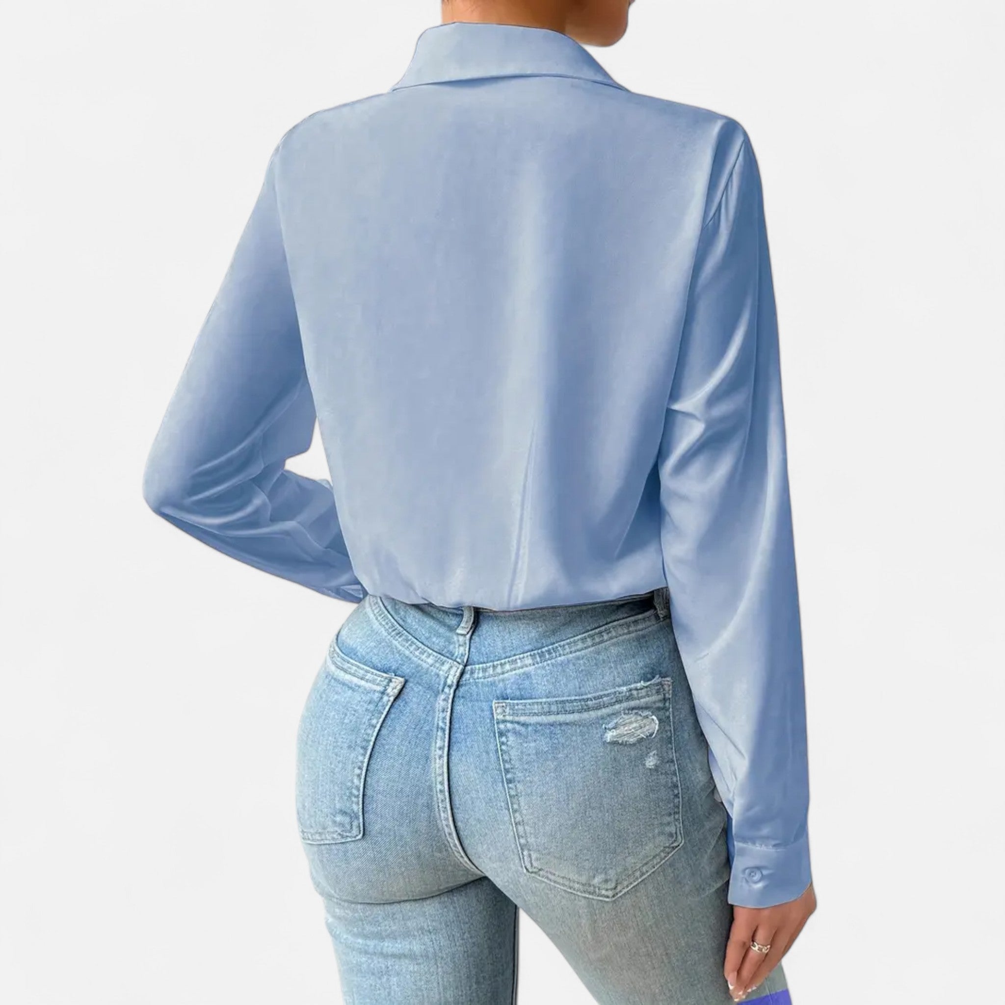 Cariova Mode | Women’s Long-Sleeve Blouse – Formal Elegance