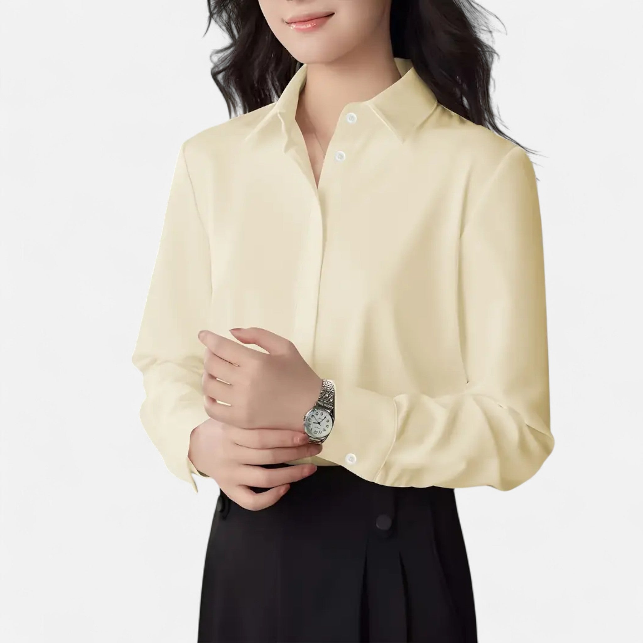 Cariova Mode | Women’s Long-Sleeve Blouse – Timeless Elegance