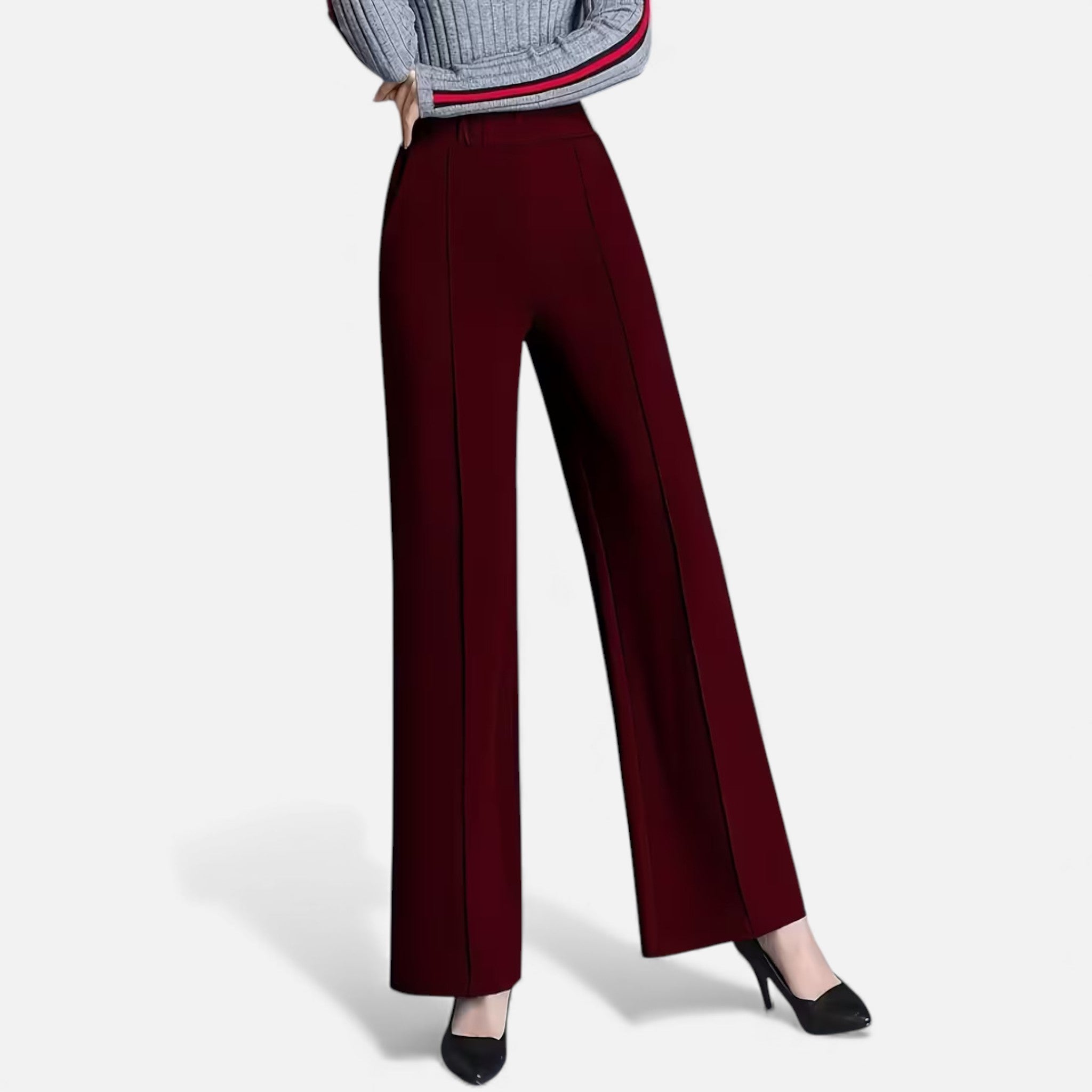 Cariova Mode | Women’s Heritage High-Waist Wide-Leg Trousers