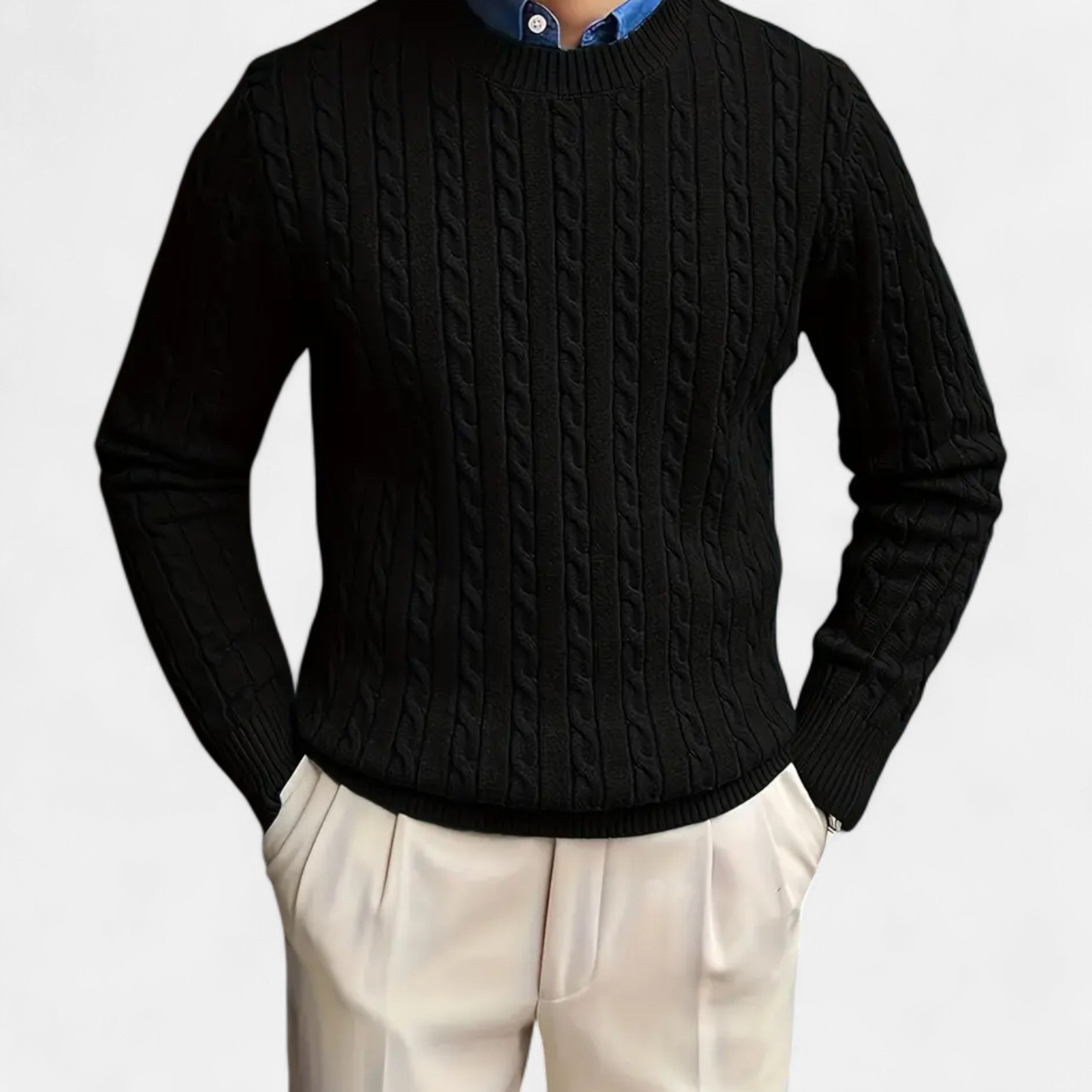 Cariova Mode I Men's Round Neck Sweater