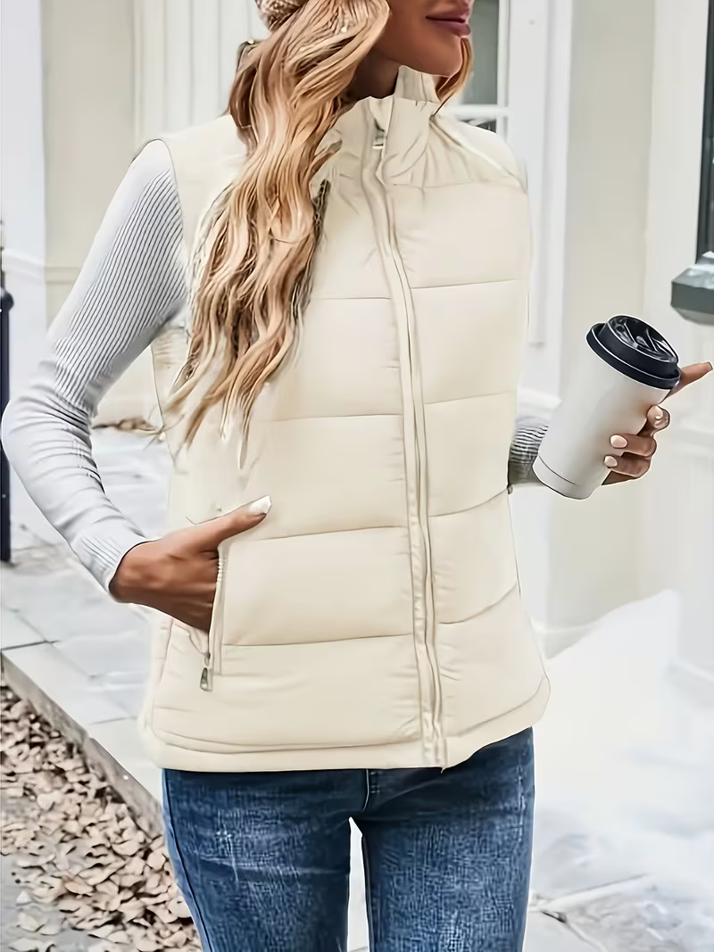 Cariova Mode | Women's Padded Sleeveless Vest