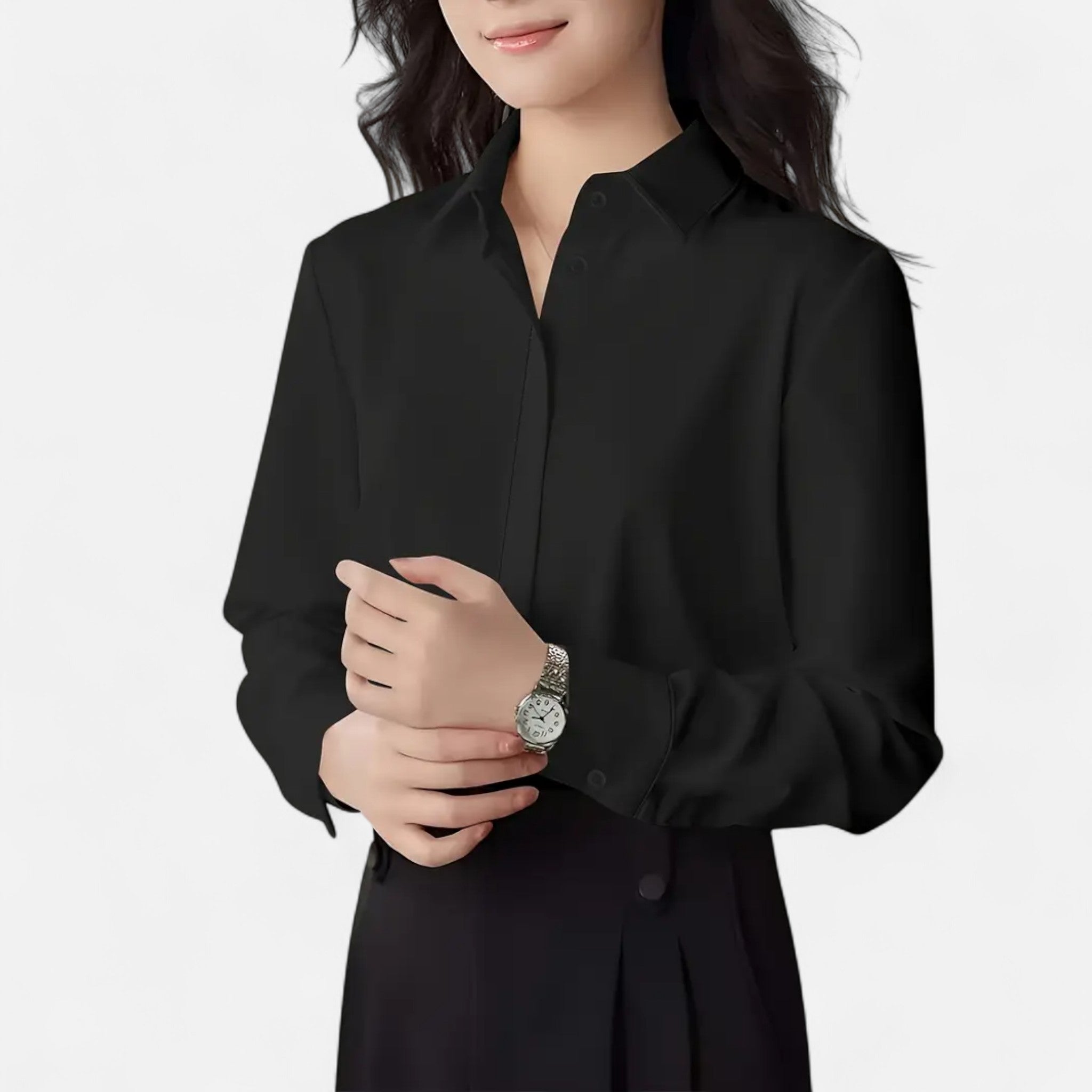 Cariova Mode | Women’s Long-Sleeve Blouse – Timeless Elegance