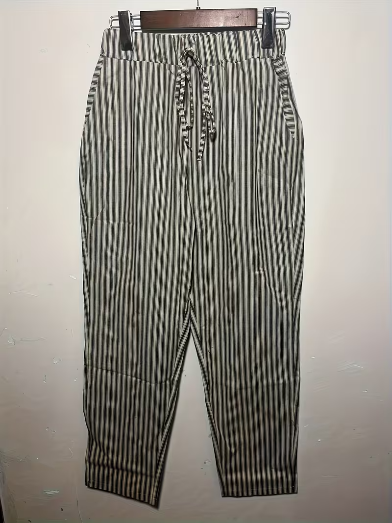 Cariova Mode I Women's Striped Casual Pants