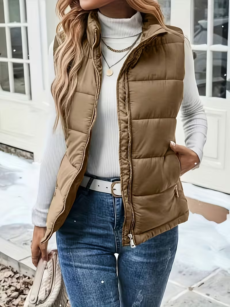 Cariova Mode | Women's Padded Sleeveless Vest