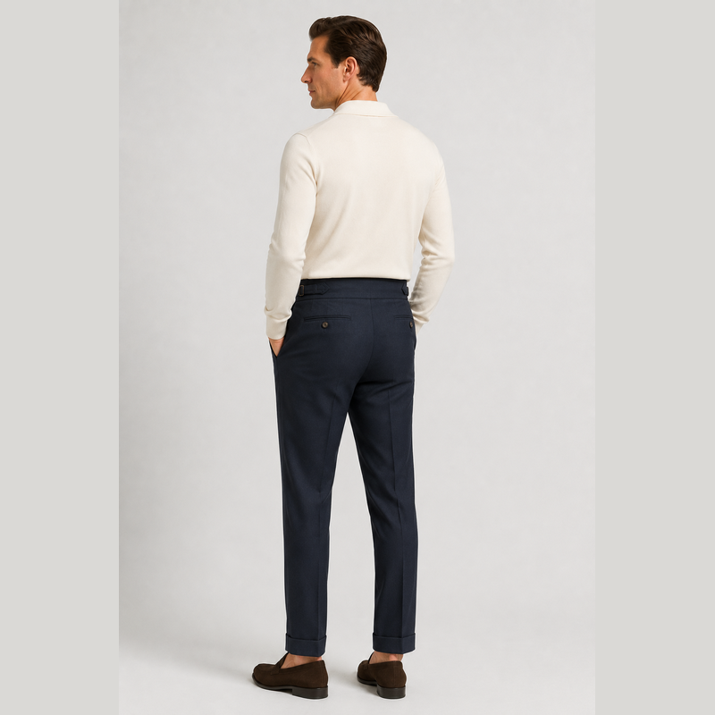 Cariova Mode I Men's Suit Pants - Polyester Comfort Loose Fit Dress Trousers