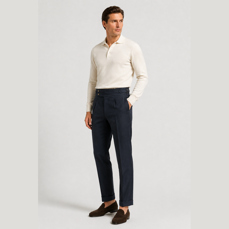 Cariova Mode I Men's Suit Pants - Polyester Comfort Loose Fit Dress Trousers