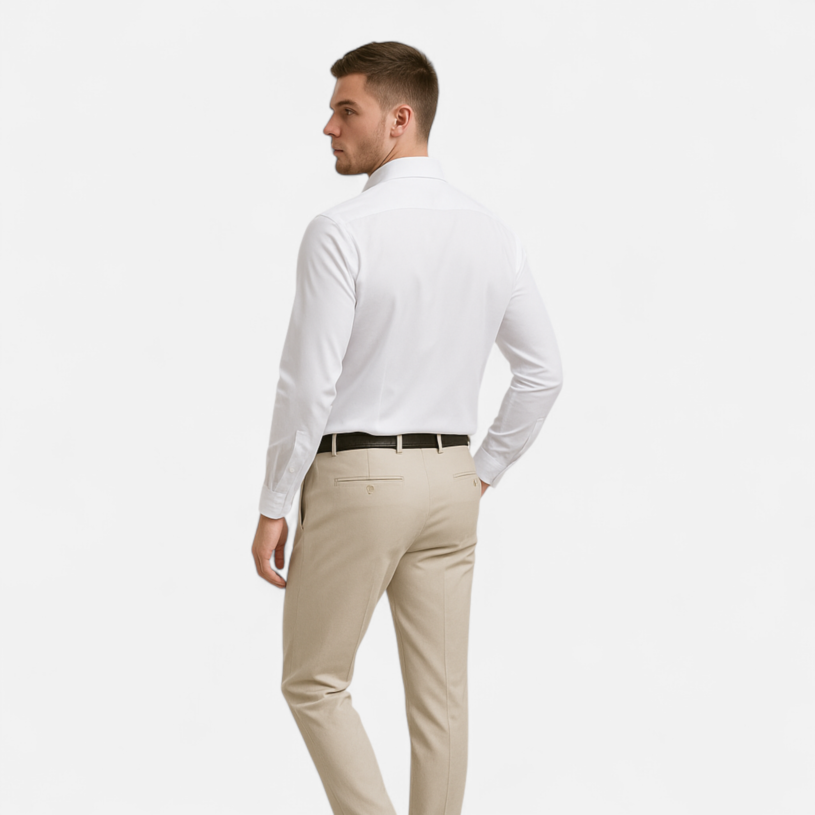 Cariova Mode | Men’s Long-Sleeve Dress Shirt – Formal Elegance