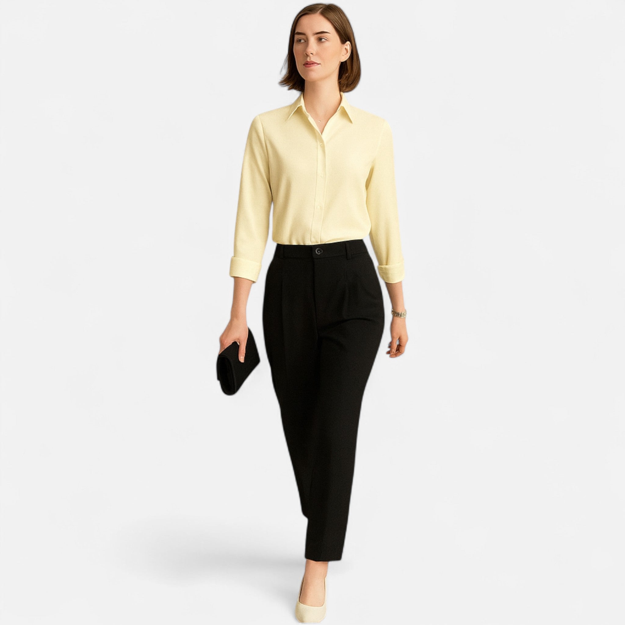 Cariova Mode | Women’s Long-Sleeve Blouse – Timeless Elegance