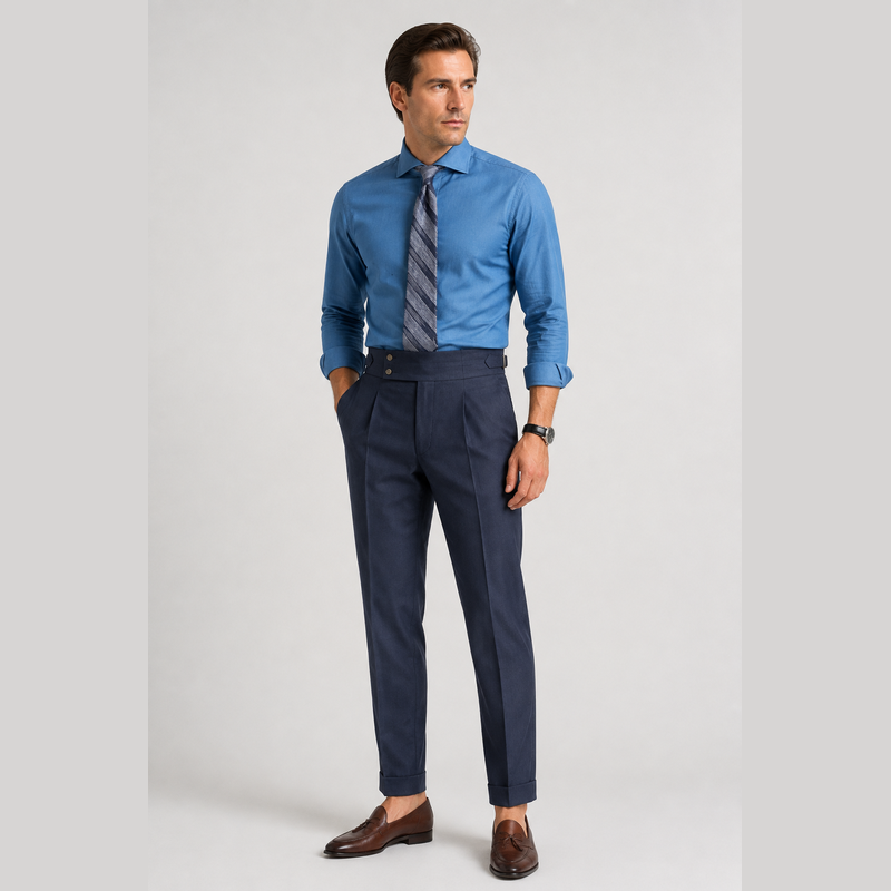 Cariova Mode I Men's Suit Pants - Polyester Comfort Loose Fit Dress Trousers