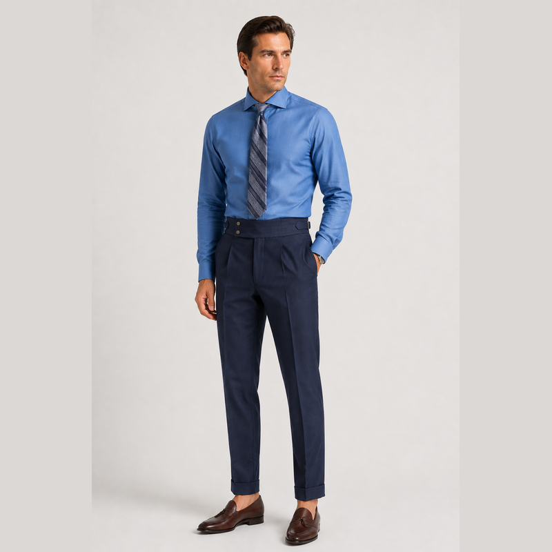 Cariova Mode I Men's Suit Pants - Polyester Comfort Loose Fit Dress Trousers