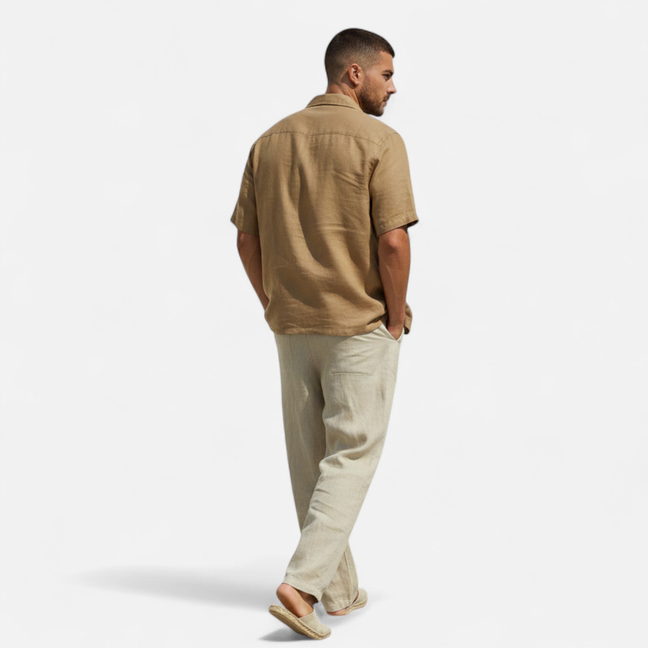 Cariova Mode | Men’s Linen Trousers – Riviera Leisure