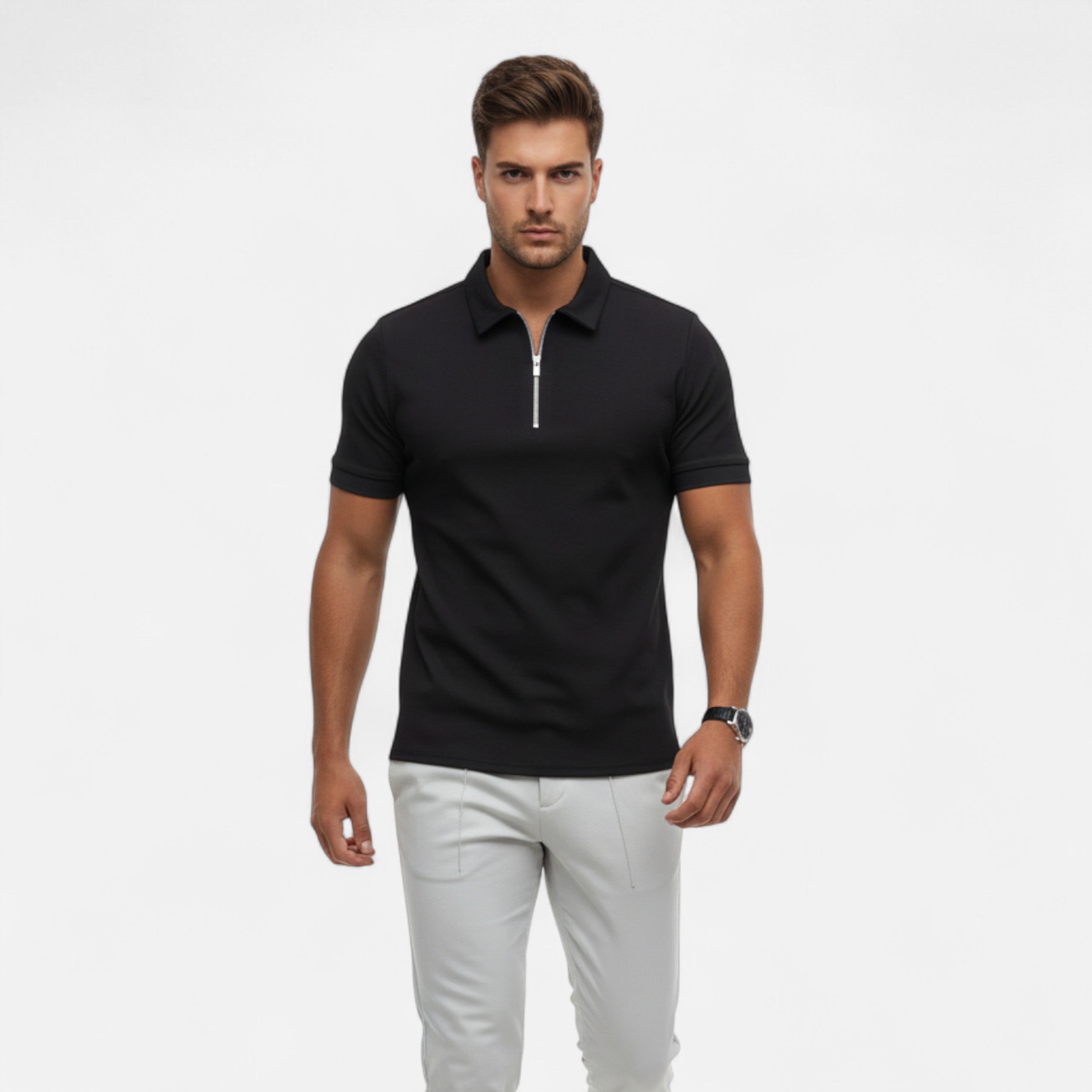 Cariova Mode I Men's Half Zip Shirt