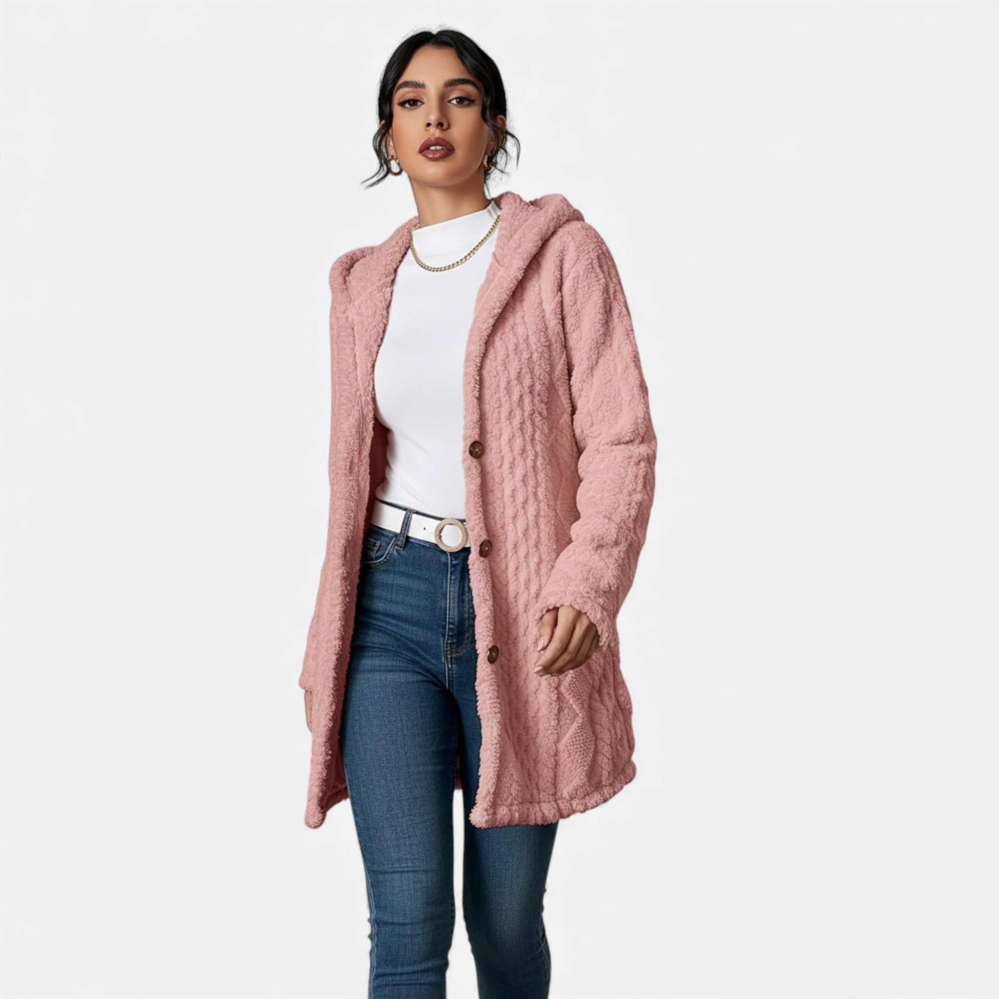 Cariova Mode | Women’s Heritage Jacquard Hooded Coat