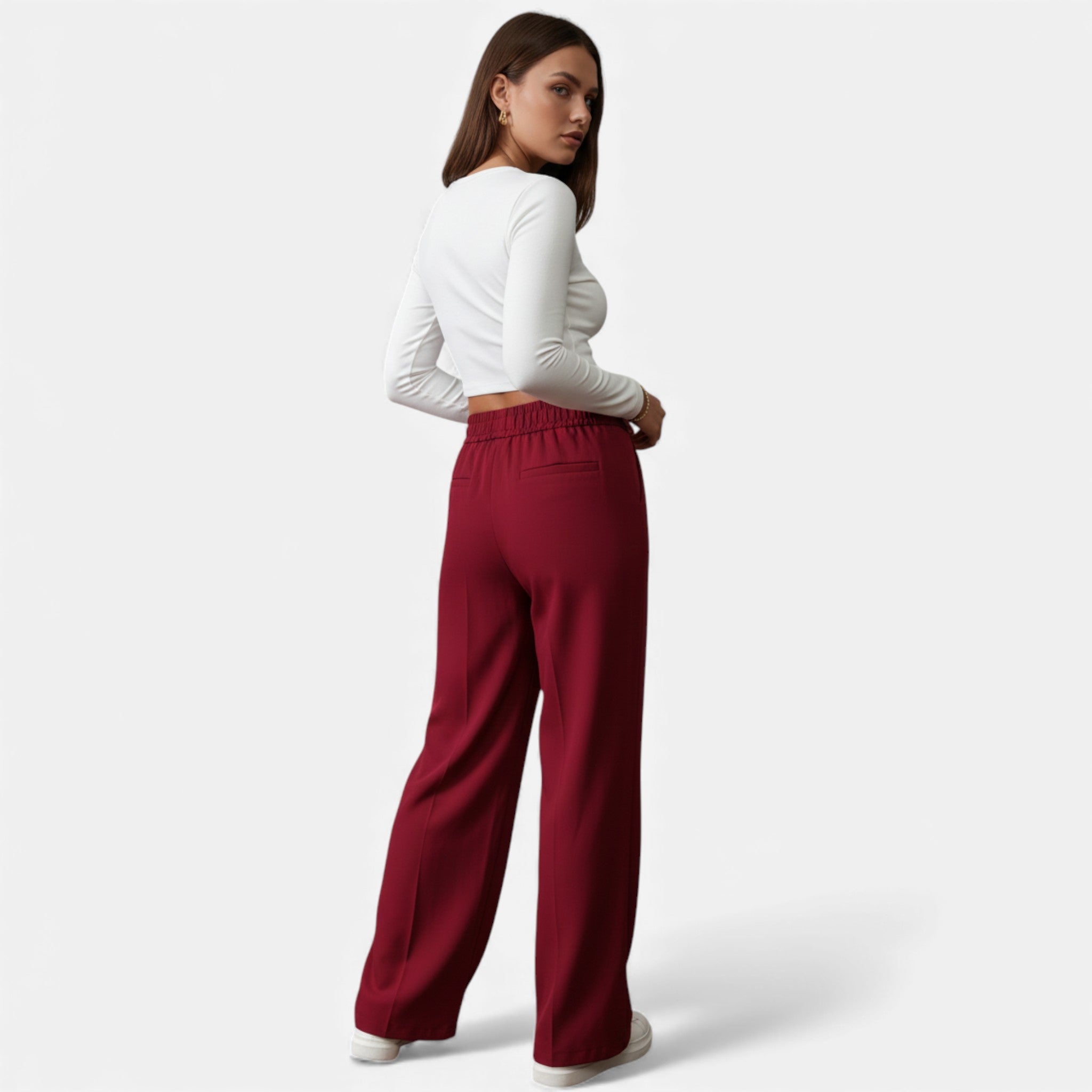 Cariova Mode | Women’s Riviera High-Waist Wide-Leg Trousers