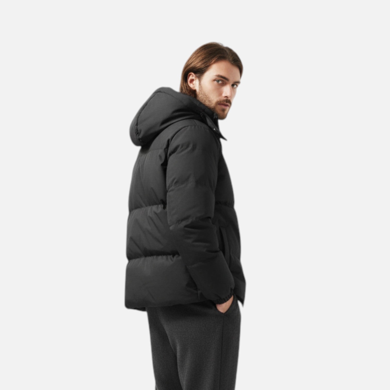 Cariova Mode | Men’s Puffer Jacket Detachable Hood Classic