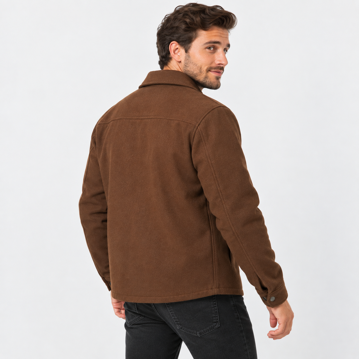 Cariova Mode I Men's Thickened Cardigan - Solid Color Style