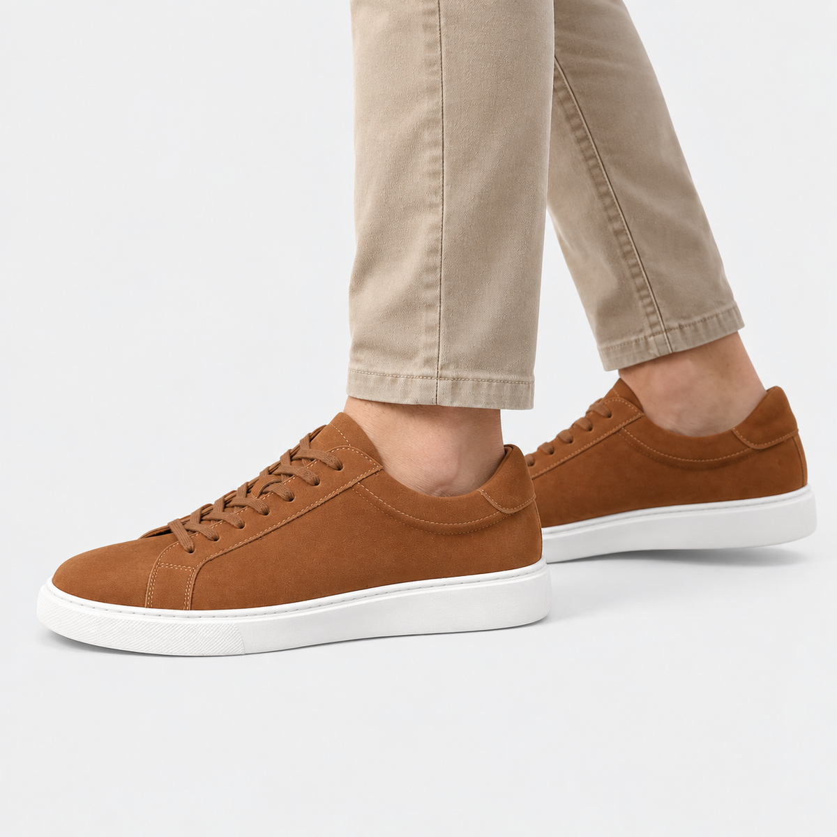 Cariova Mode I Men's Full-Grain Leather Casual Shoes - Lace-Up