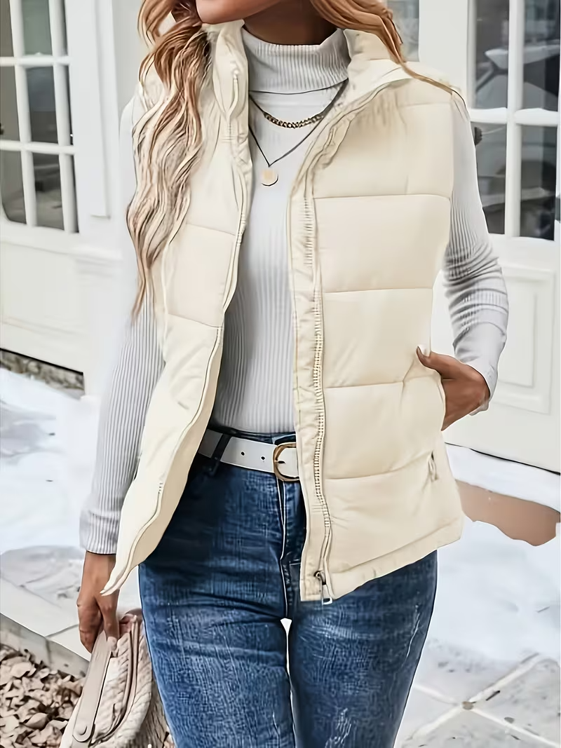 Cariova Mode | Women's Padded Sleeveless Vest