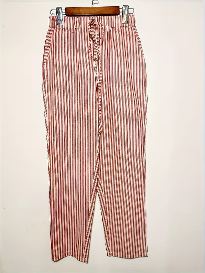 Cariova Mode I Women's Striped Casual Pants