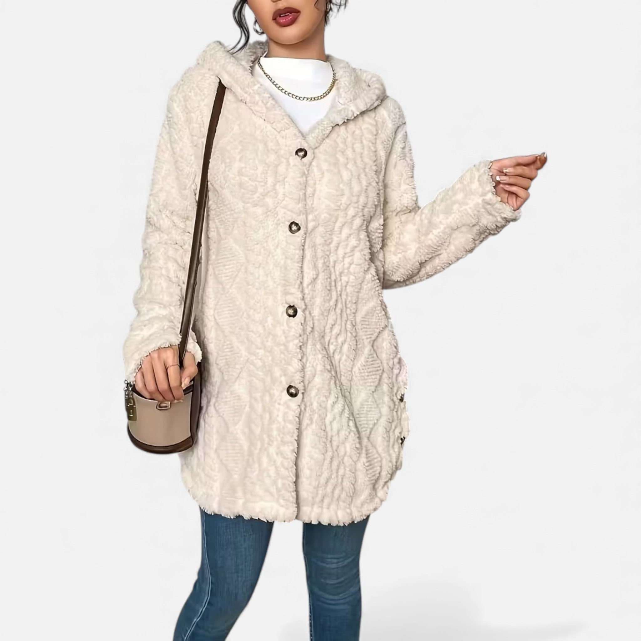 Cariova Mode | Women’s Heritage Jacquard Hooded Coat