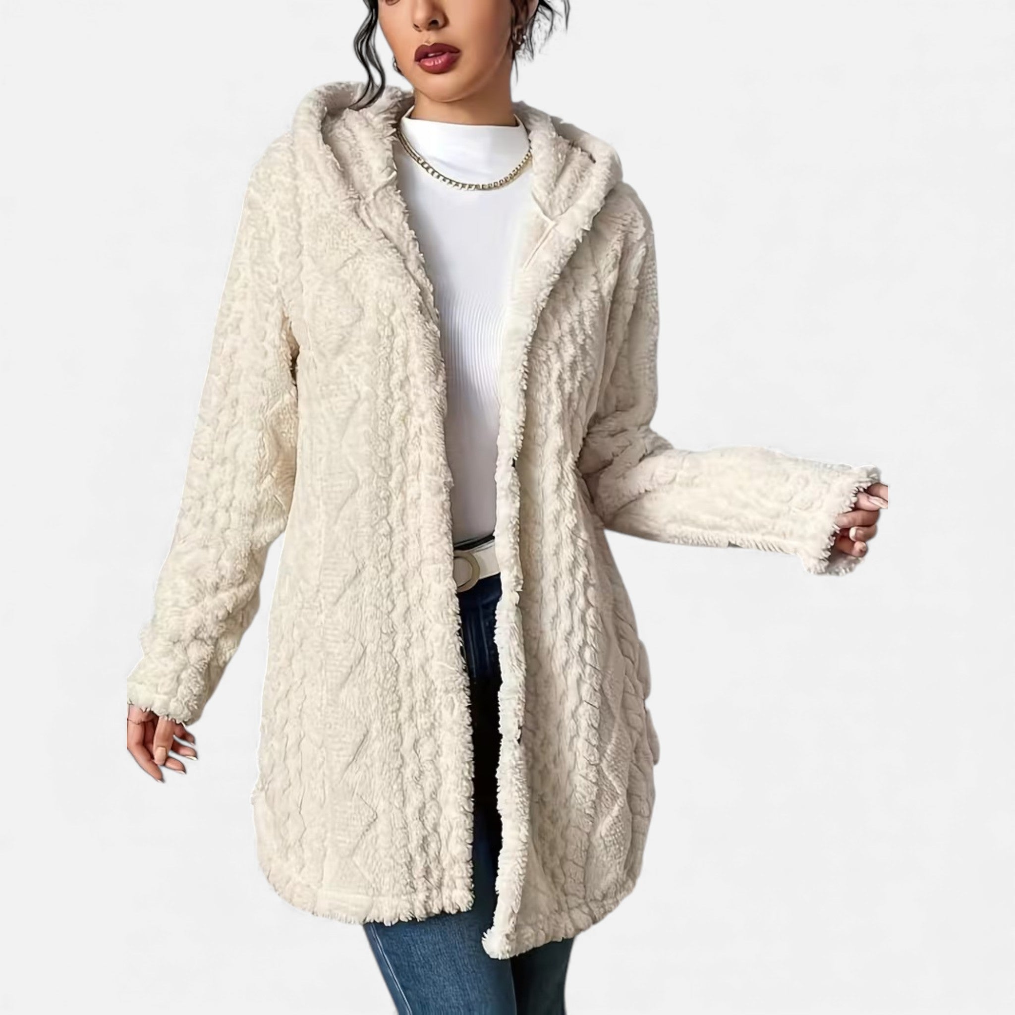 Cariova Mode | Women’s Heritage Jacquard Hooded Coat