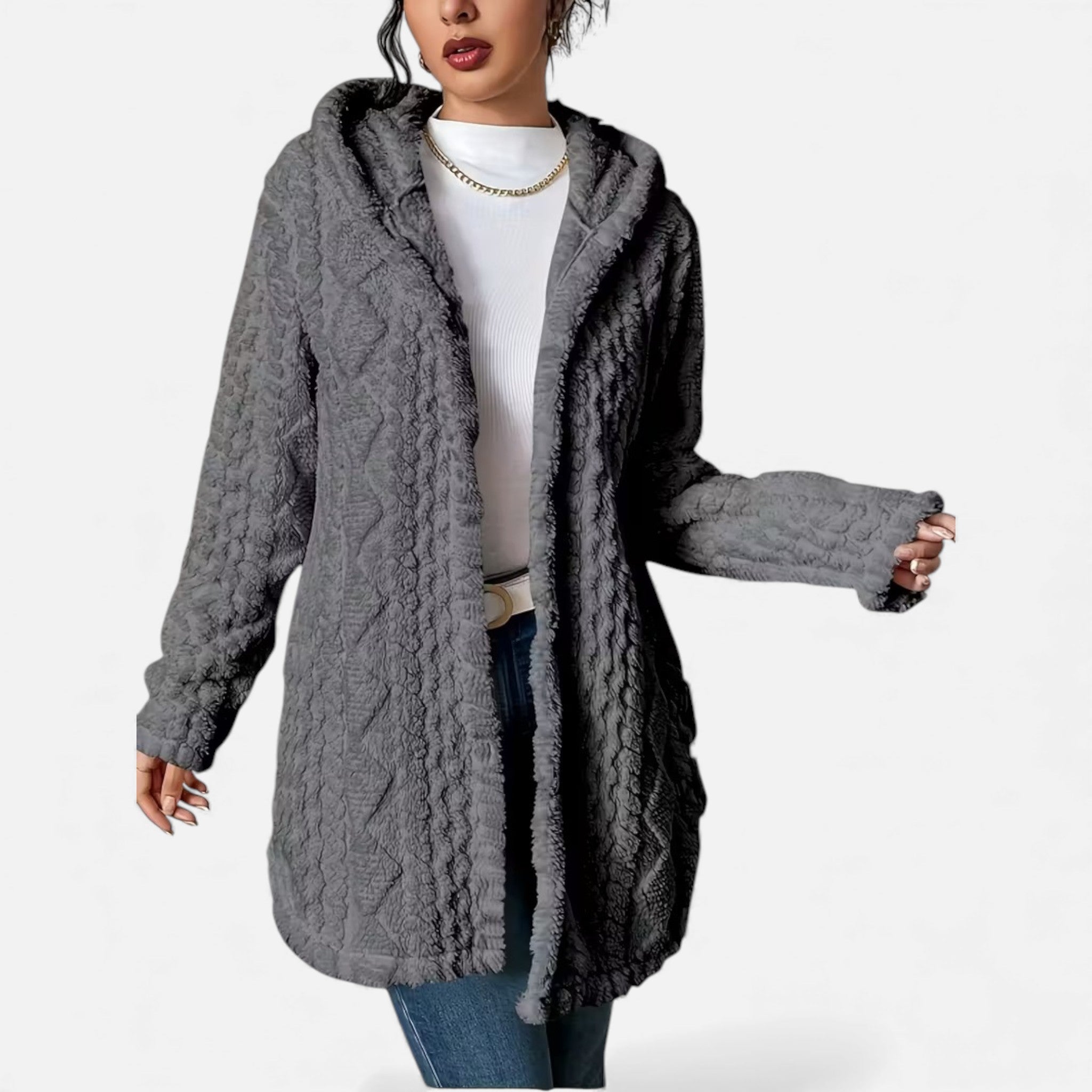 Cariova Mode | Women’s Heritage Jacquard Hooded Coat