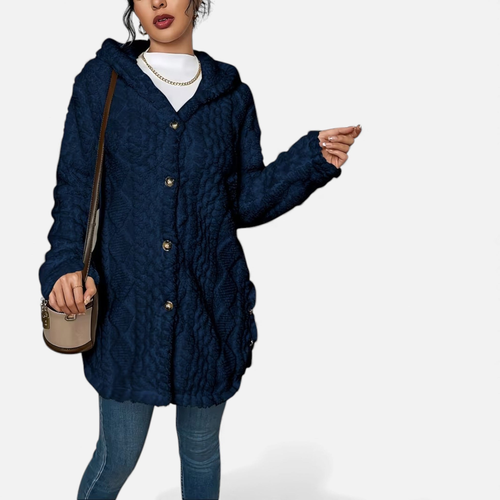 Cariova Mode | Women’s Heritage Jacquard Hooded Coat