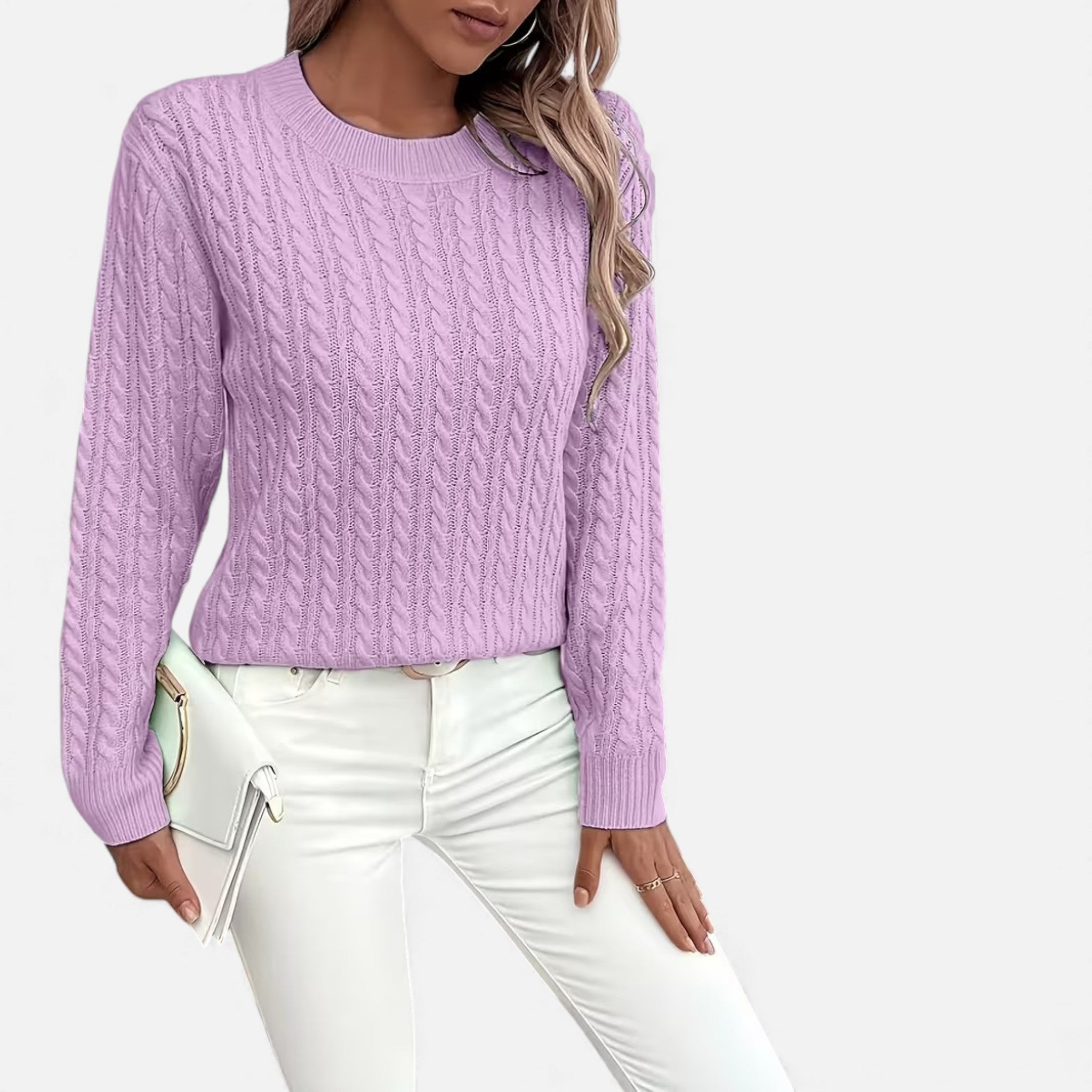 Cariova Mode | Women’s Cashmere-Soft Ribbed Sweater