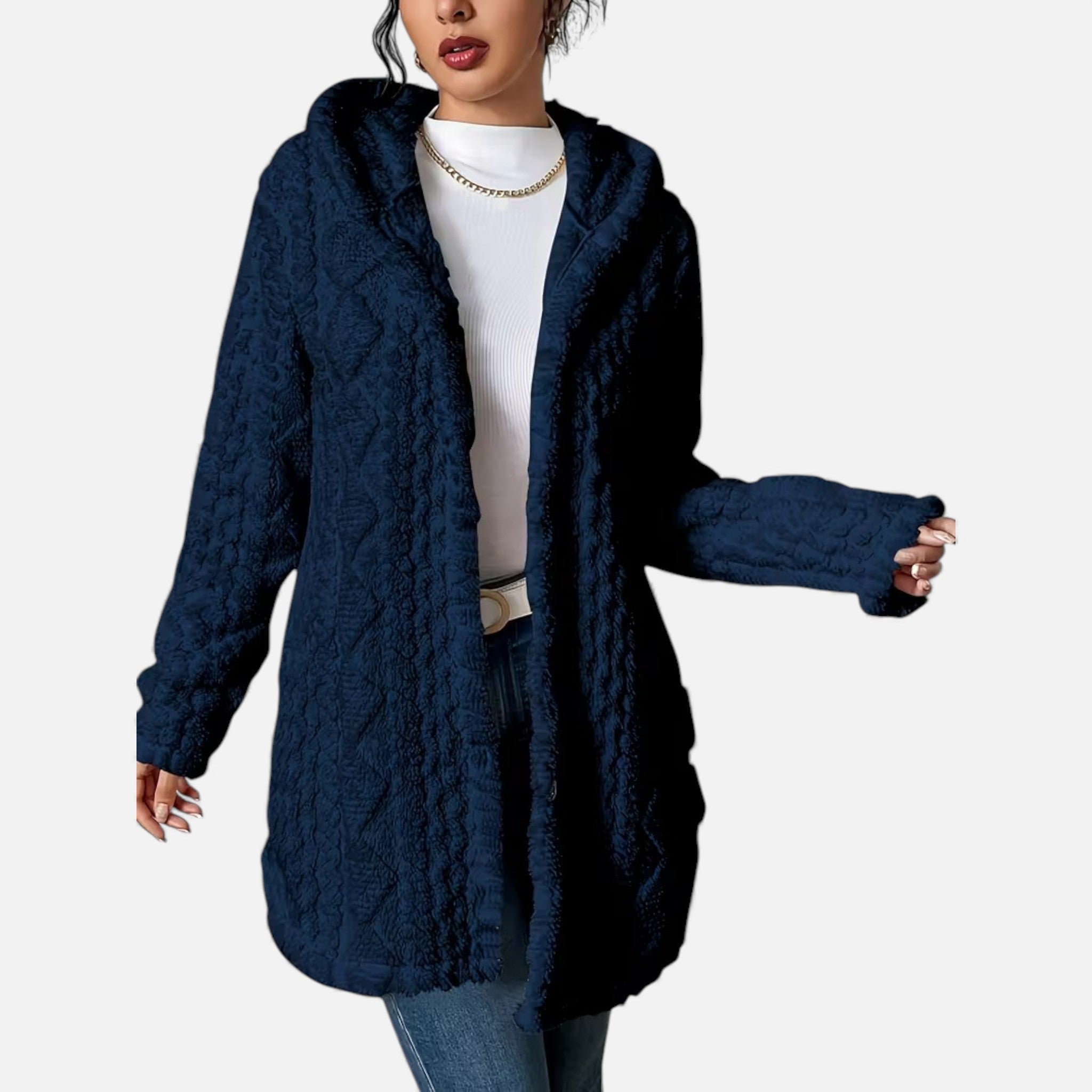 Cariova Mode | Women’s Heritage Jacquard Hooded Coat