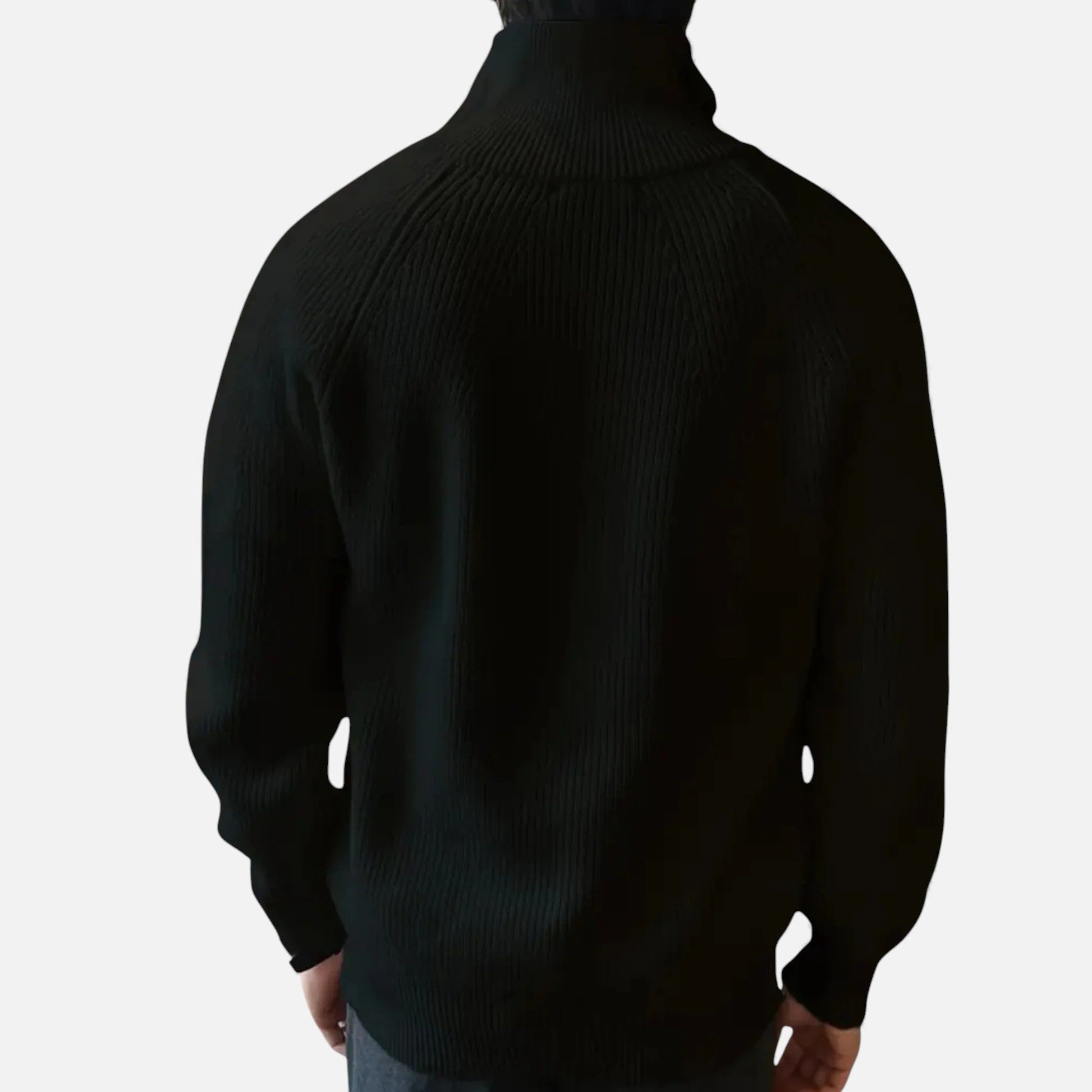 Cariova Mode | Men’s Heritage Knit Zipped Sweater
