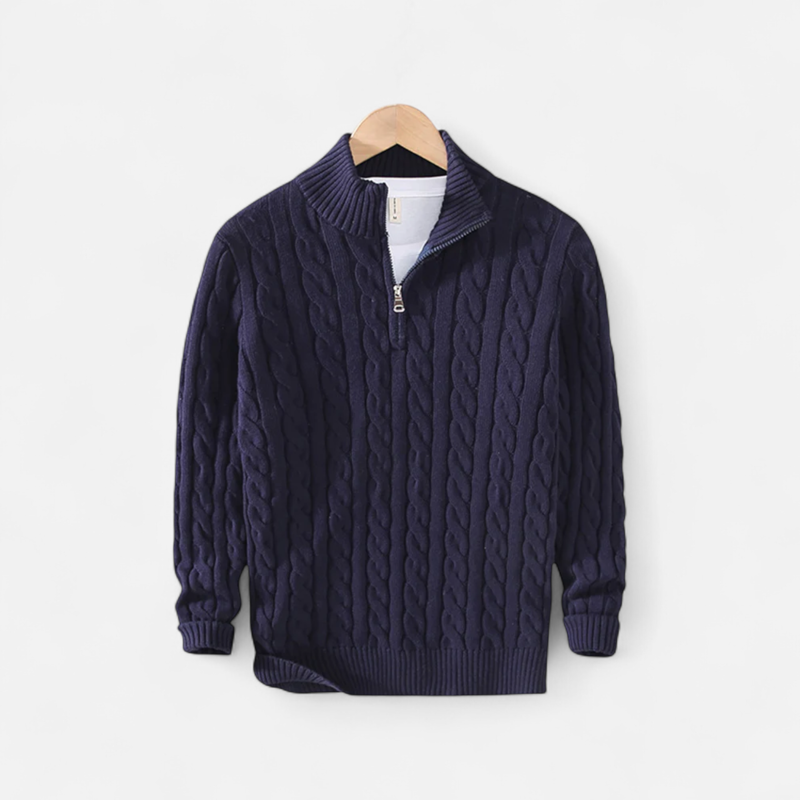 Cariova Mode | Men’s Half-Zip Sweater – Heritage Knitwear