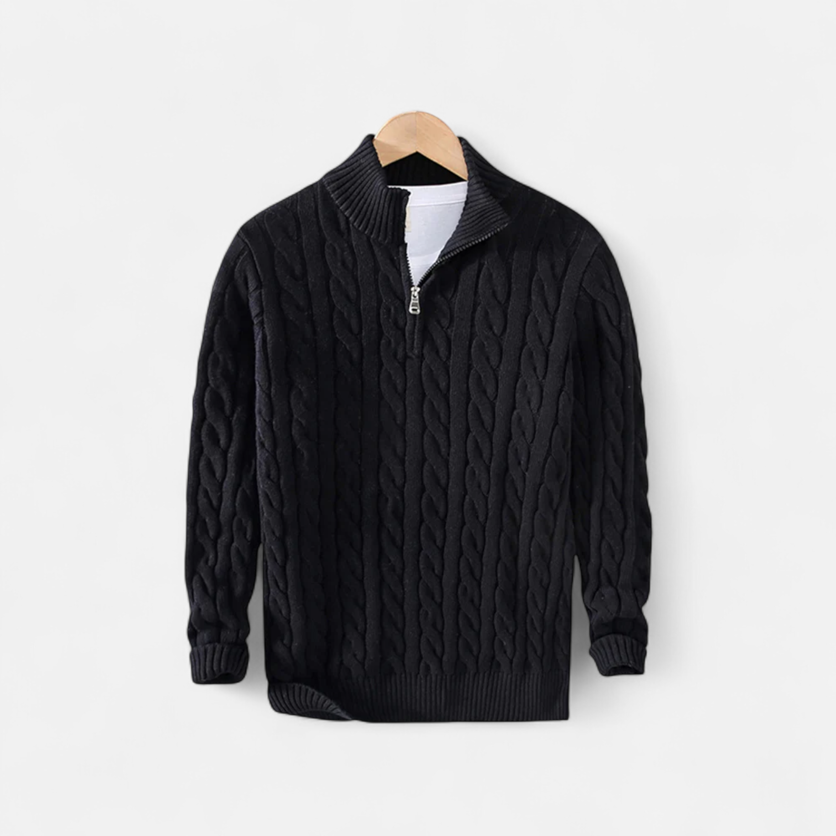 Cariova Mode | Men’s Half-Zip Sweater – Heritage Knitwear
