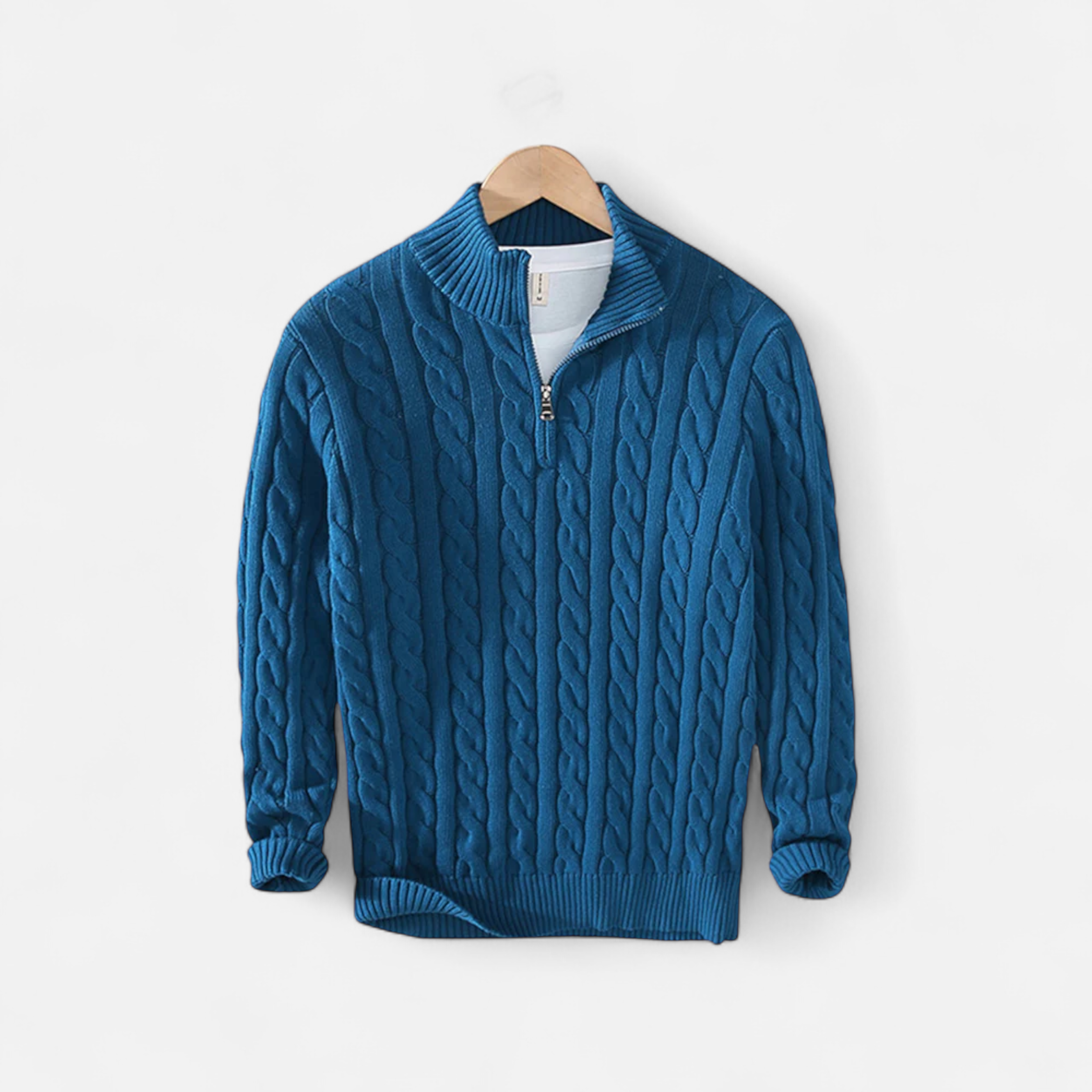 Cariova Mode | Men’s Half-Zip Sweater – Heritage Knitwear