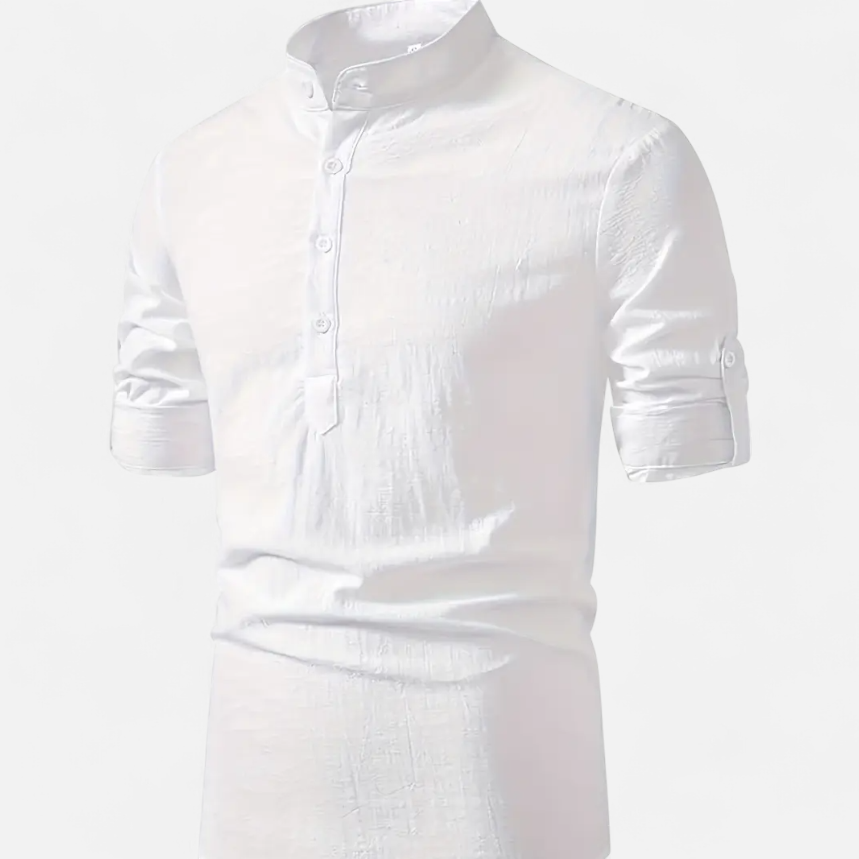 Cariova Mode | Men’s Linen Henley Shirt – Riviera Leisure