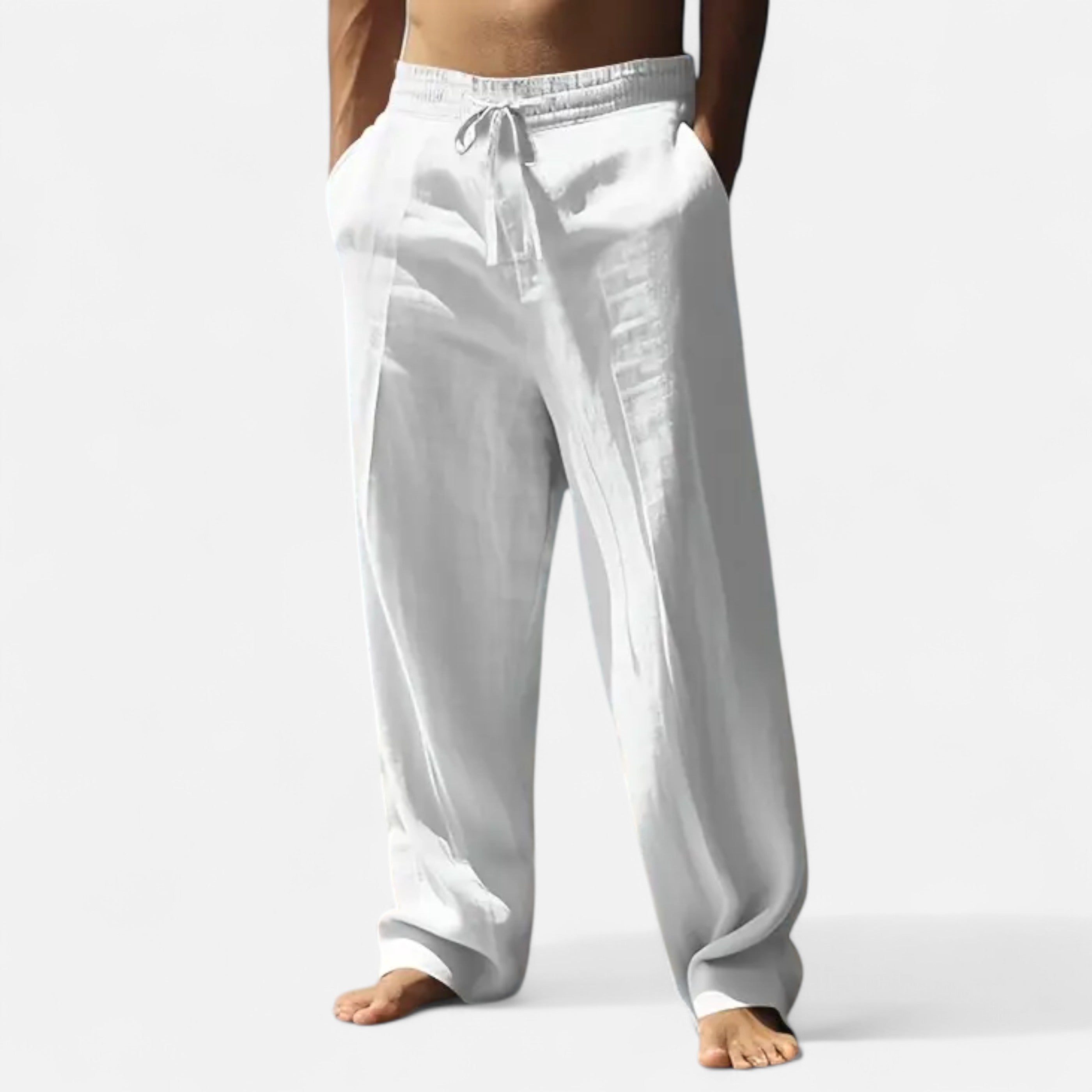 Cariova Mode | Men’s Linen Trousers – Riviera Leisure