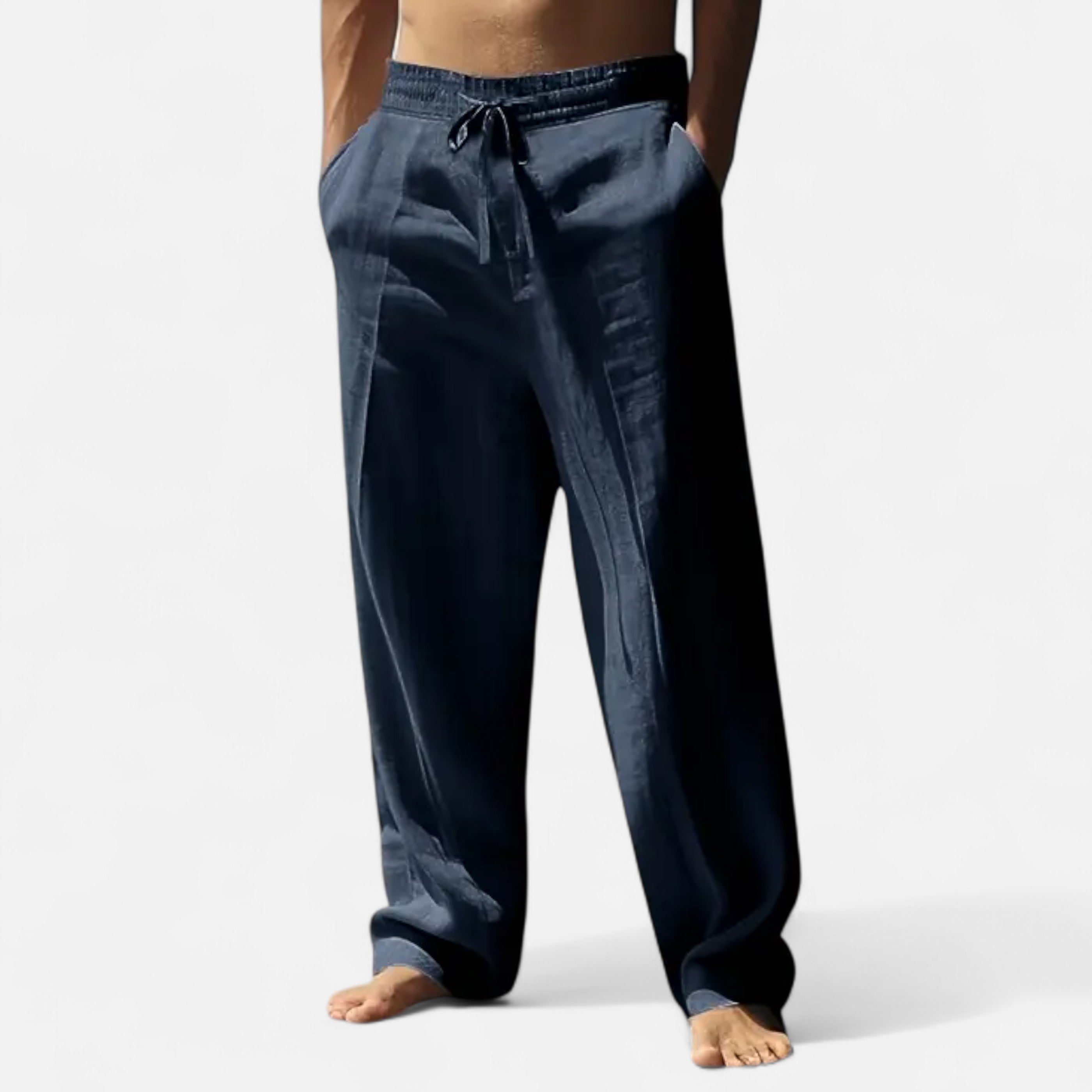 Cariova Mode | Men’s Linen Trousers – Riviera Leisure