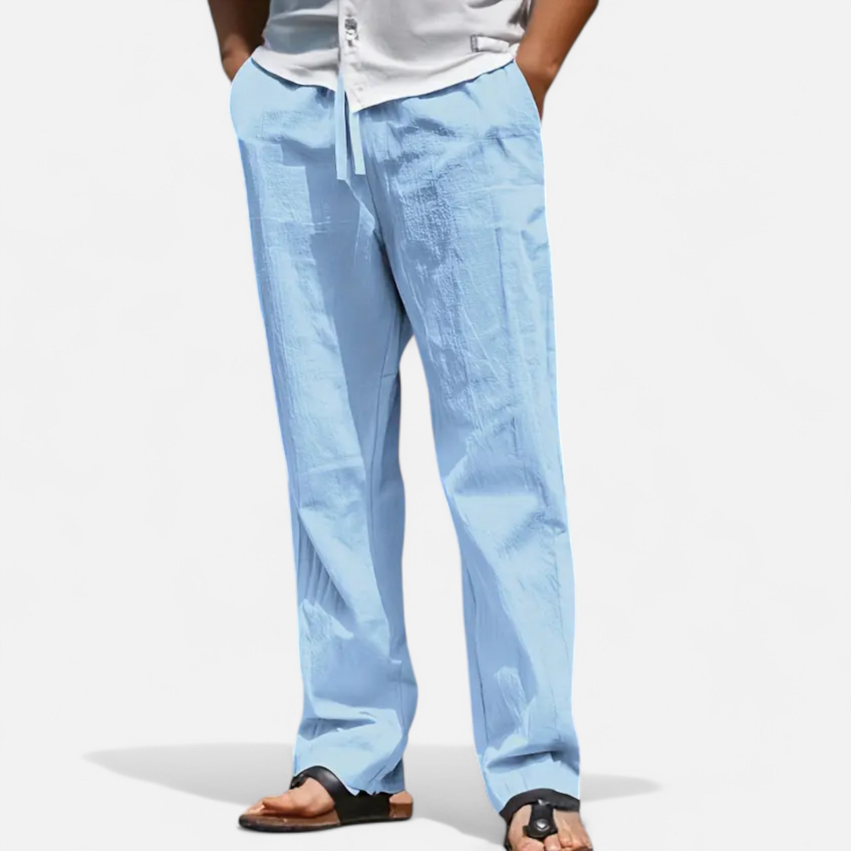 Cariova Mode | Men’s Linen Trousers – Riviera Leisure