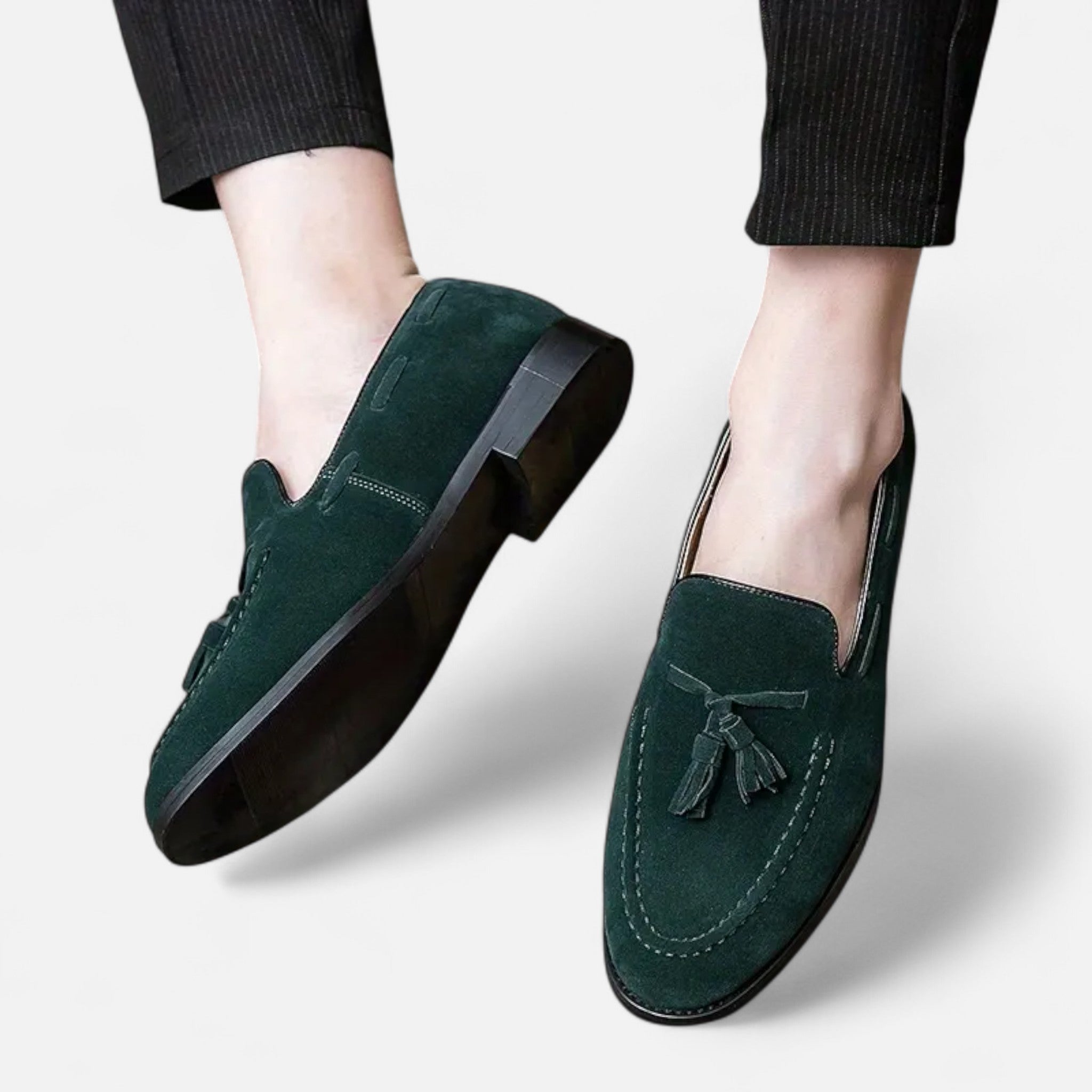 Cariova Mode | Men’s Classic Tassel Loafers – English Heritage