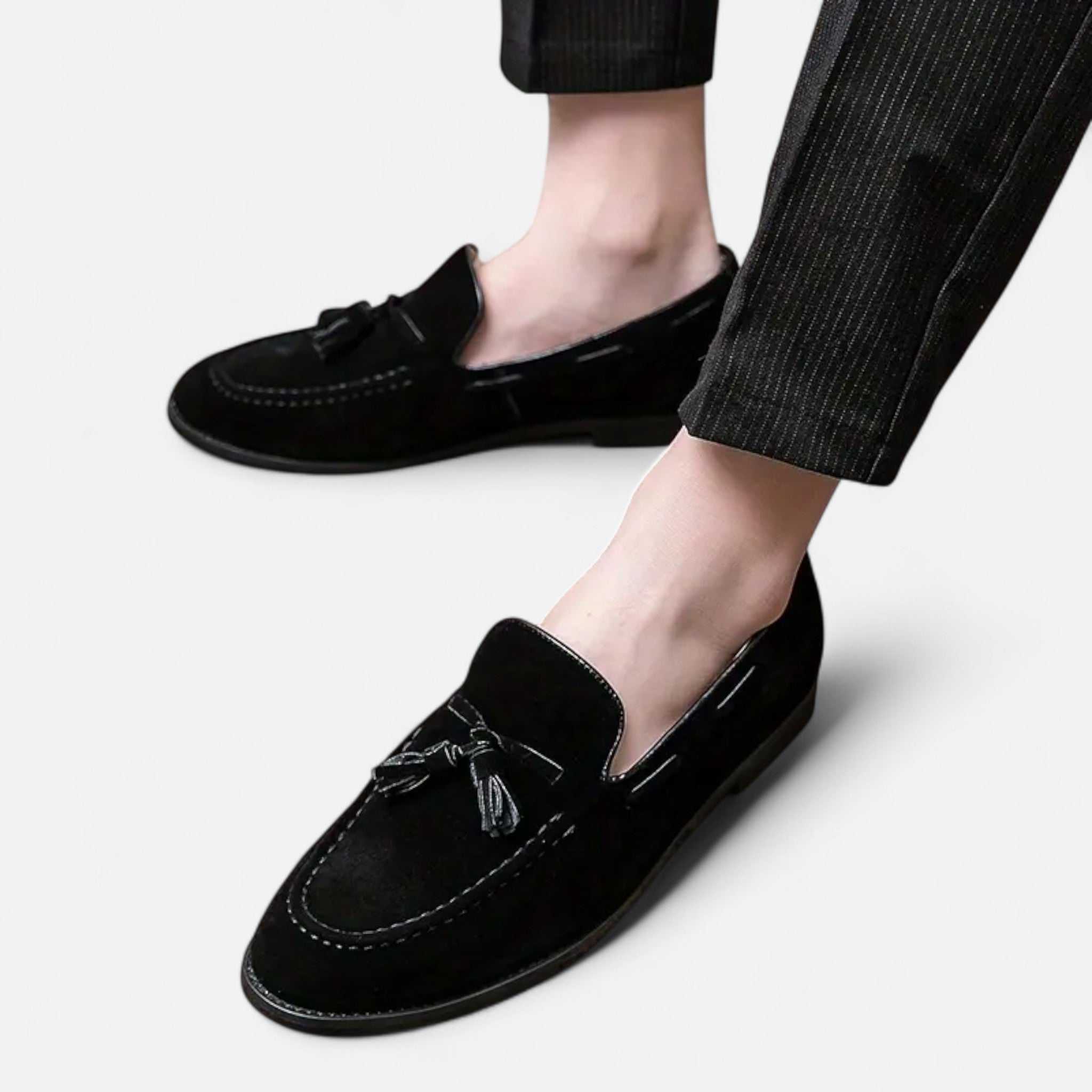 Cariova Mode | Men’s Classic Tassel Loafers – English Heritage