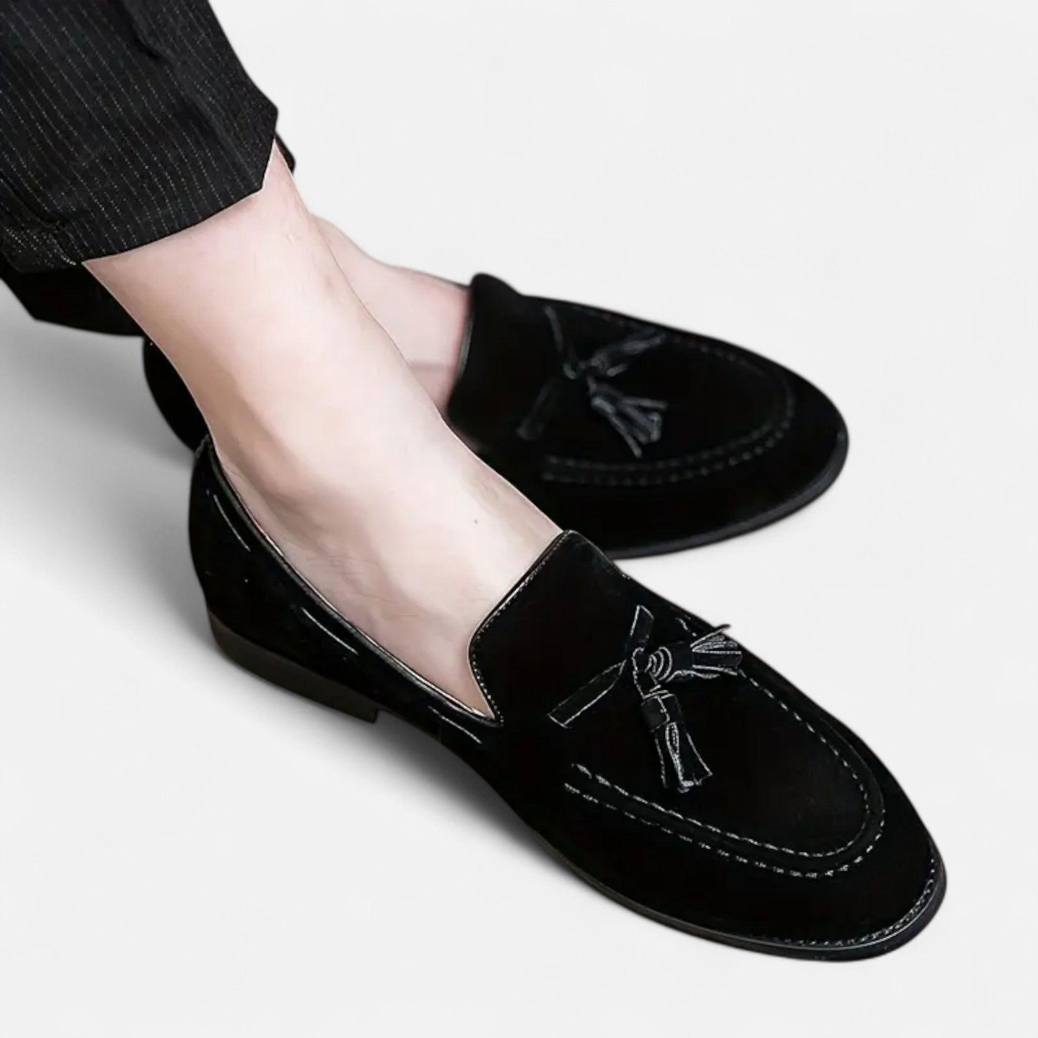 Cariova Mode | Men’s Classic Tassel Loafers – English Heritage