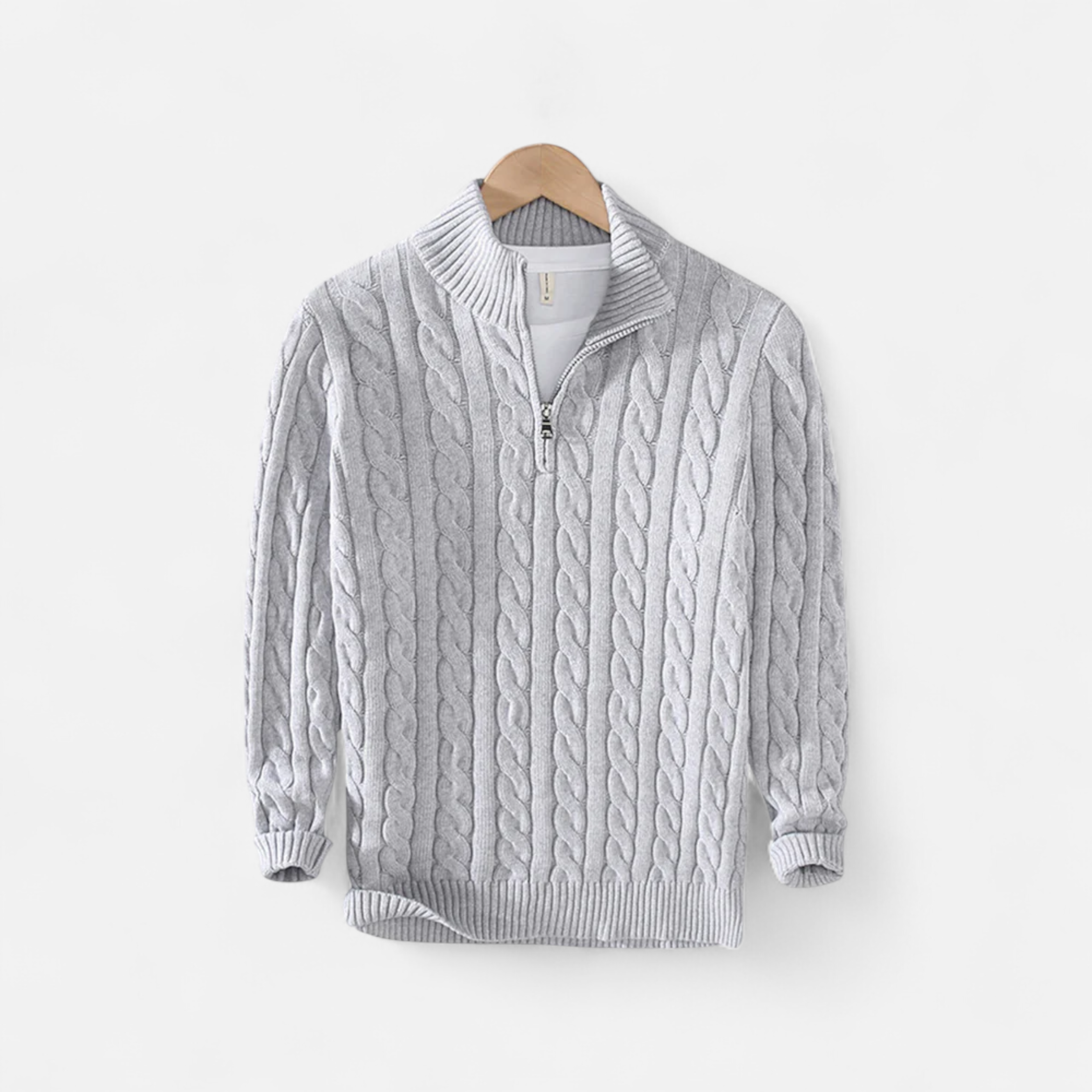 Cariova Mode | Men’s Half-Zip Sweater – Heritage Knitwear